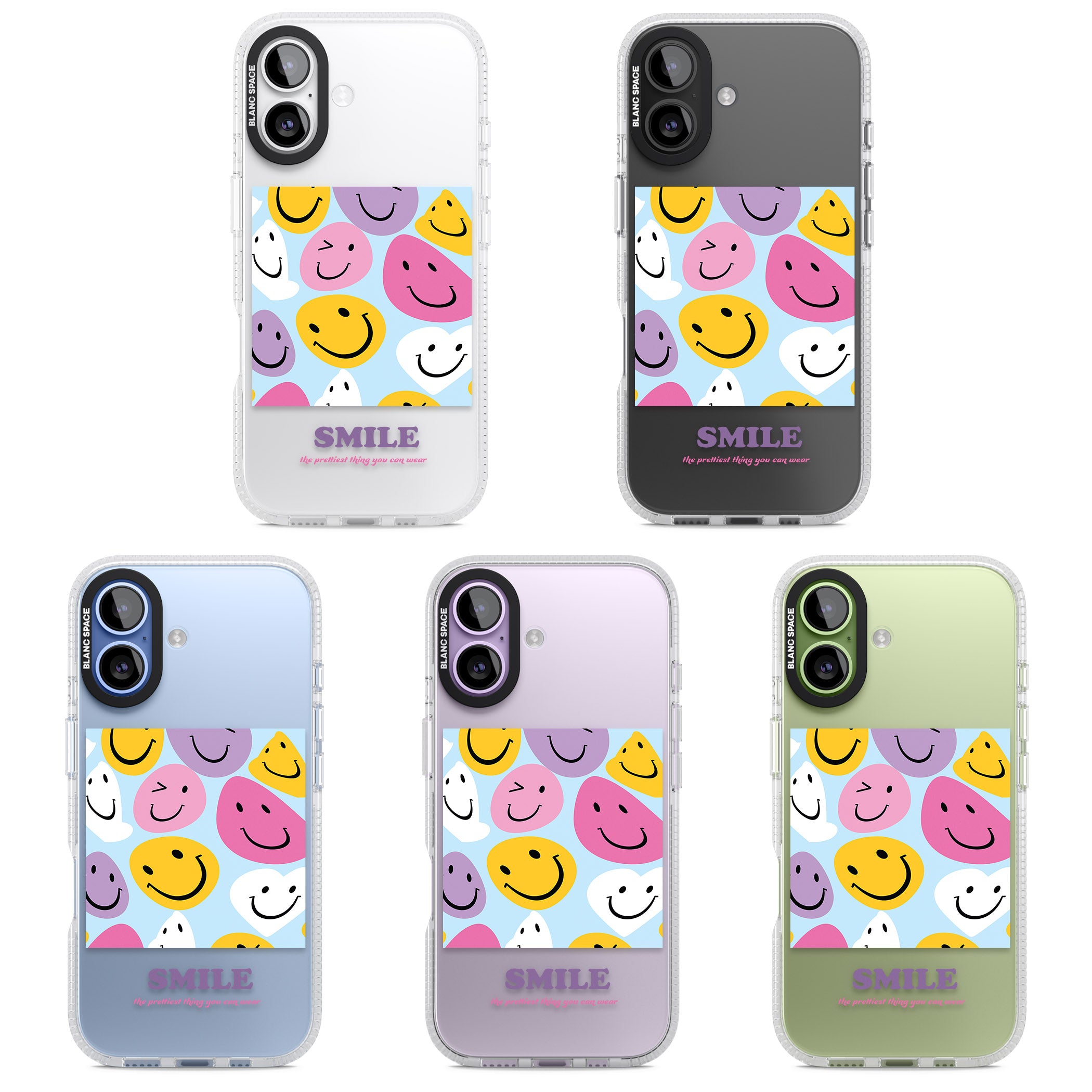A Smile iPhone 17 Impact Air Clear Phone Case APT Impact Protection