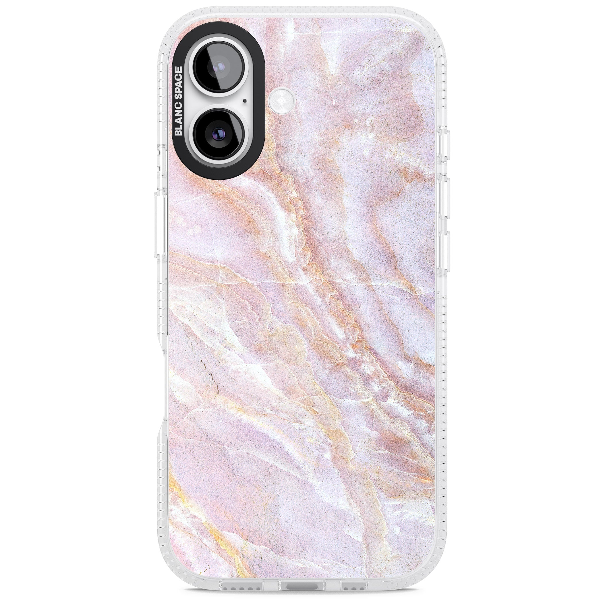 Soft Onyx Blush iPhone 17 Impact Air Clear Phone Case