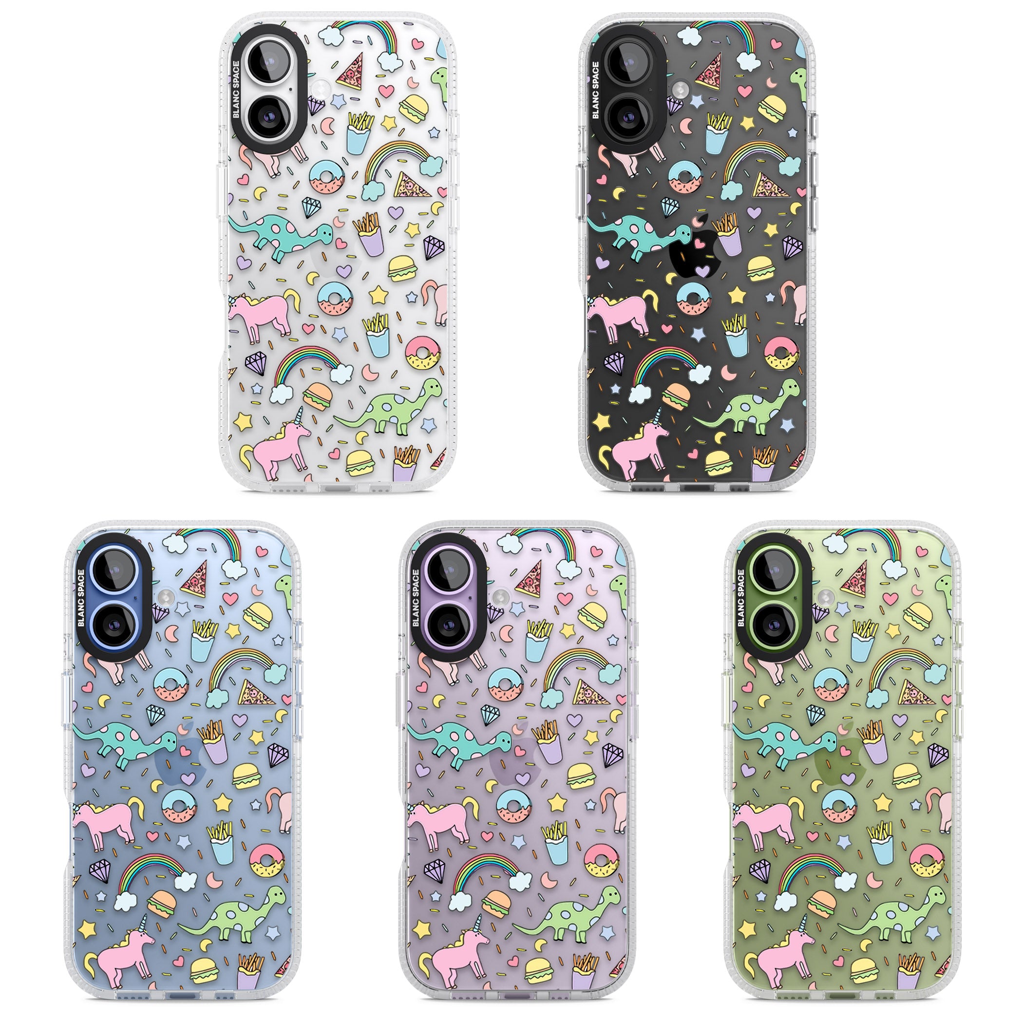 Cute Pattern iPhone 17 Impact Air Clear Phone Case APT Impact Protection