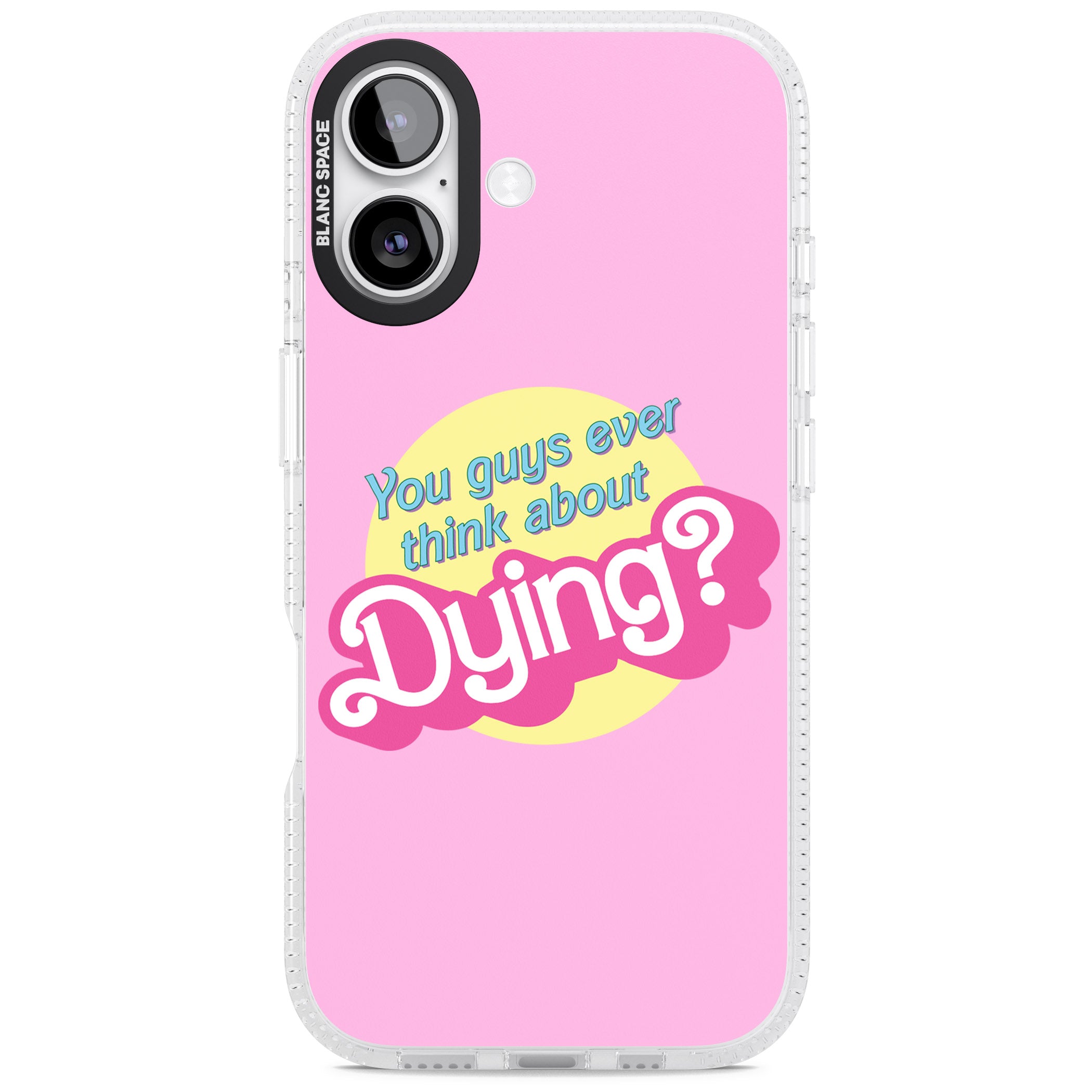 Ever Think About Dying? iPhone 17 Impact Air Clear Phone Case
