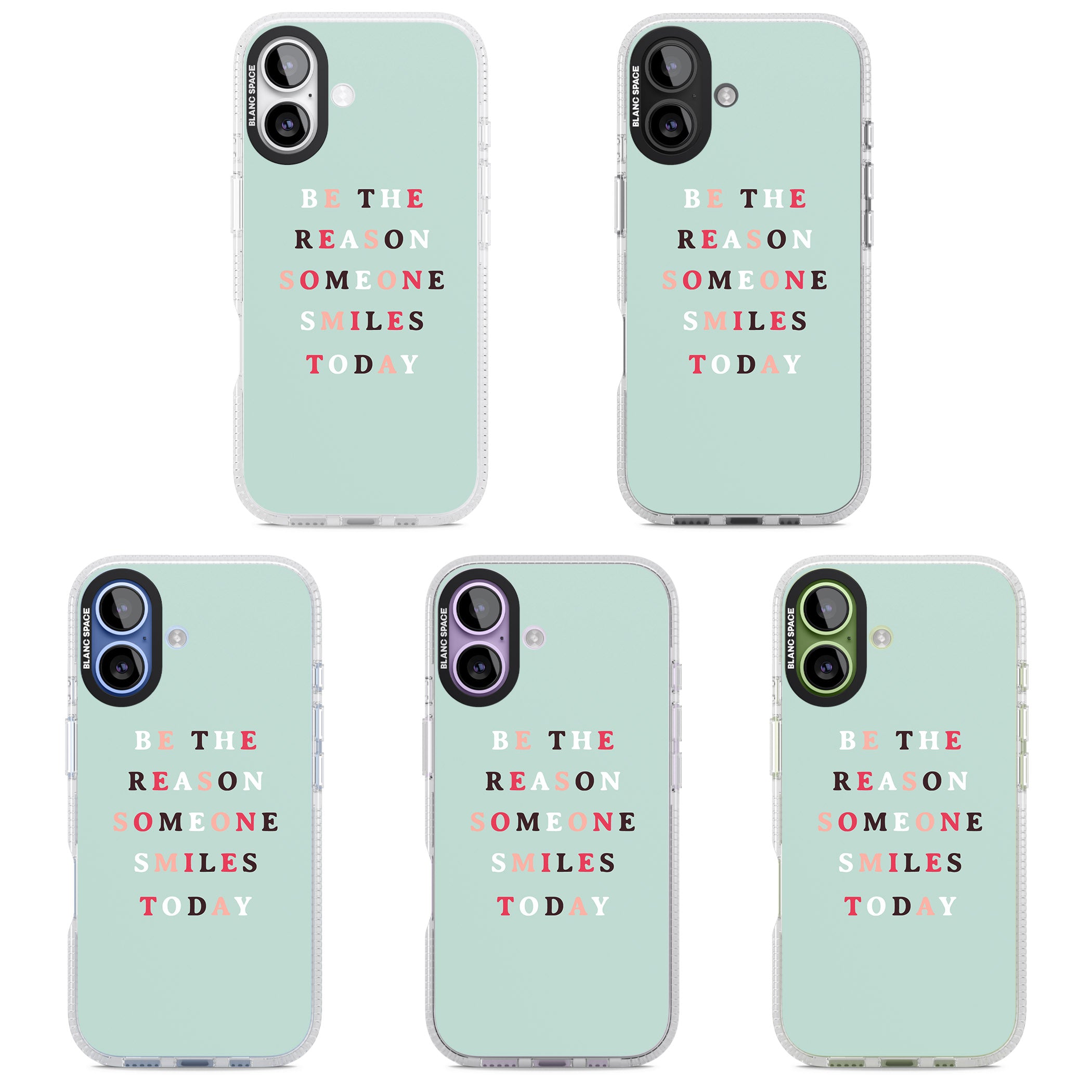 Be The Reason Quote iPhone 17 Impact Air Clear Phone Case APT Impact Protection