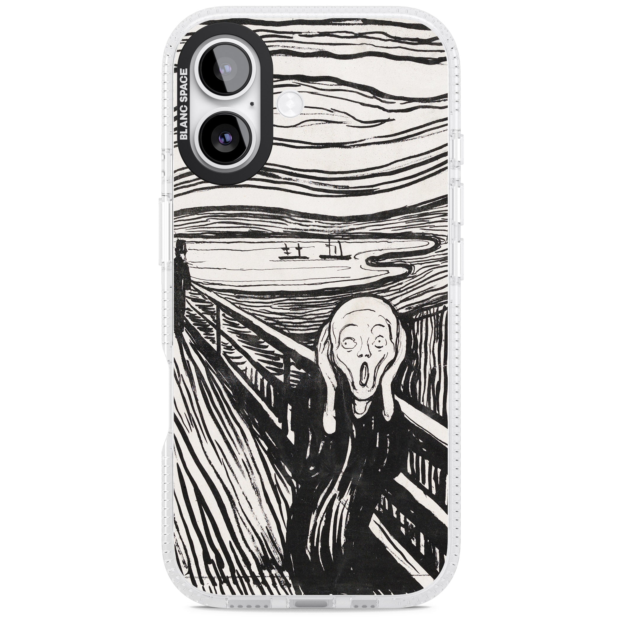 The Scream iPhone 17 Impact Air Clear Phone Case