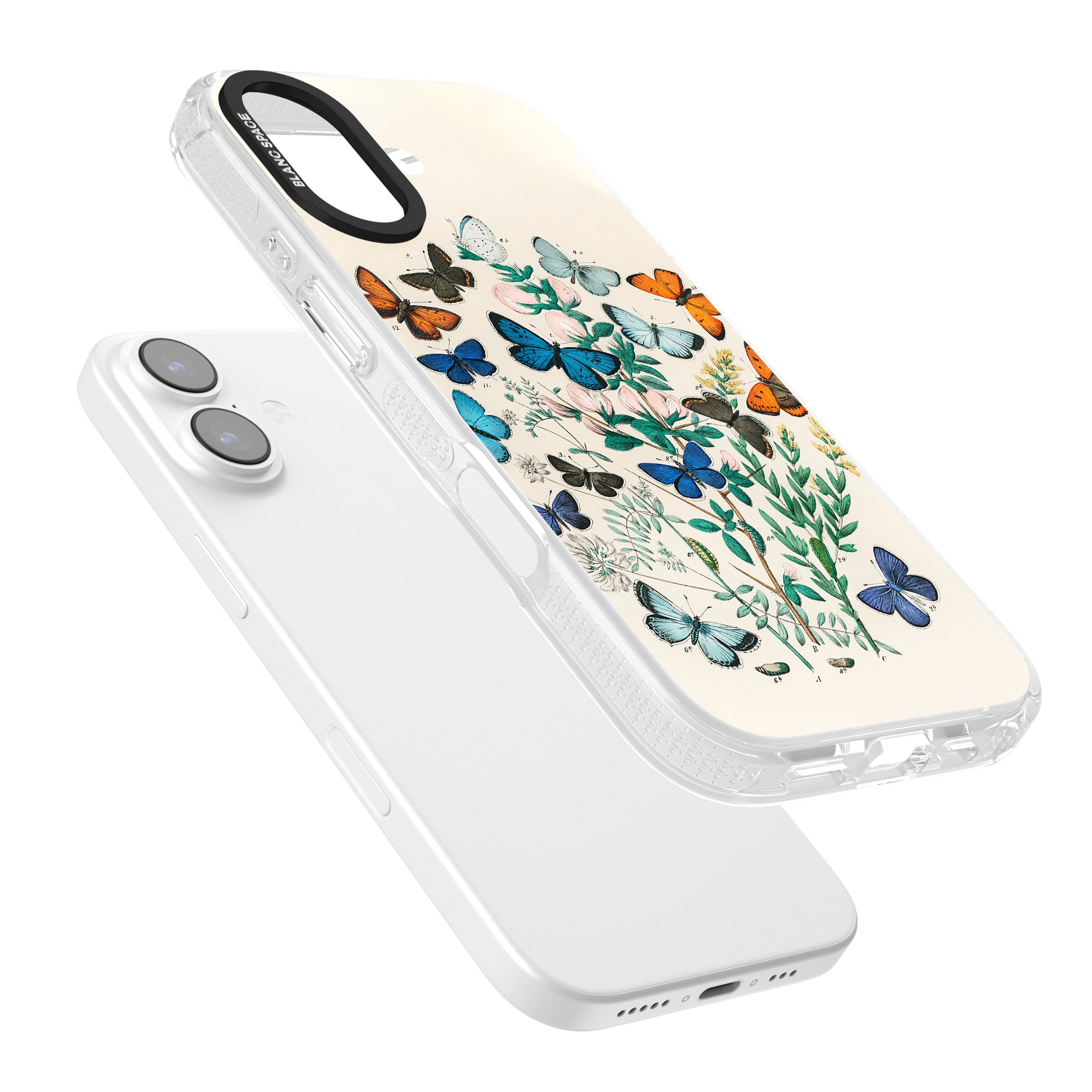 European Butterflies iPhone 17 Impact Air Clear Phone Case Colours