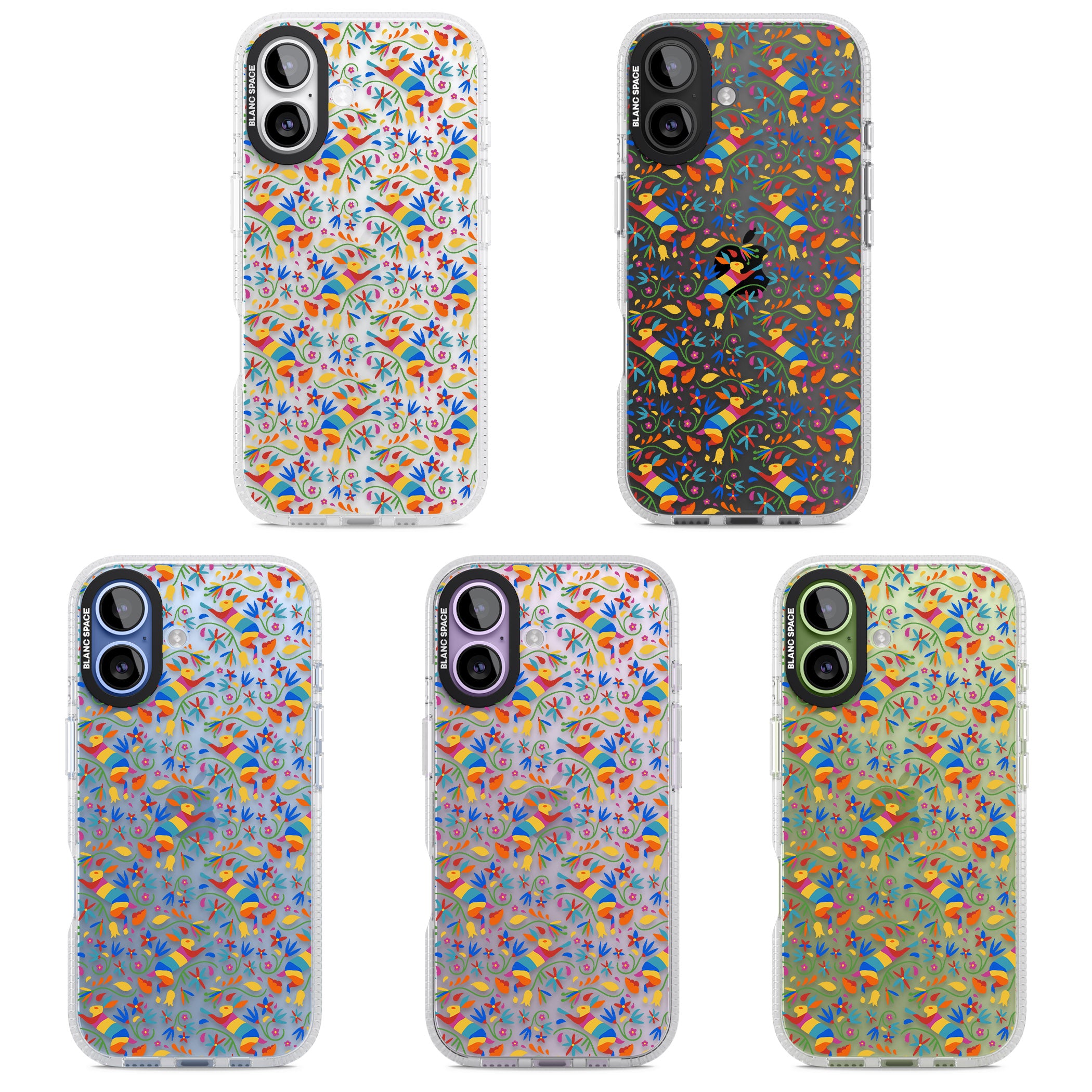 Vibrant Floral Mosaic iPhone 17 Impact Air Clear Phone Case APT Impact Protection
