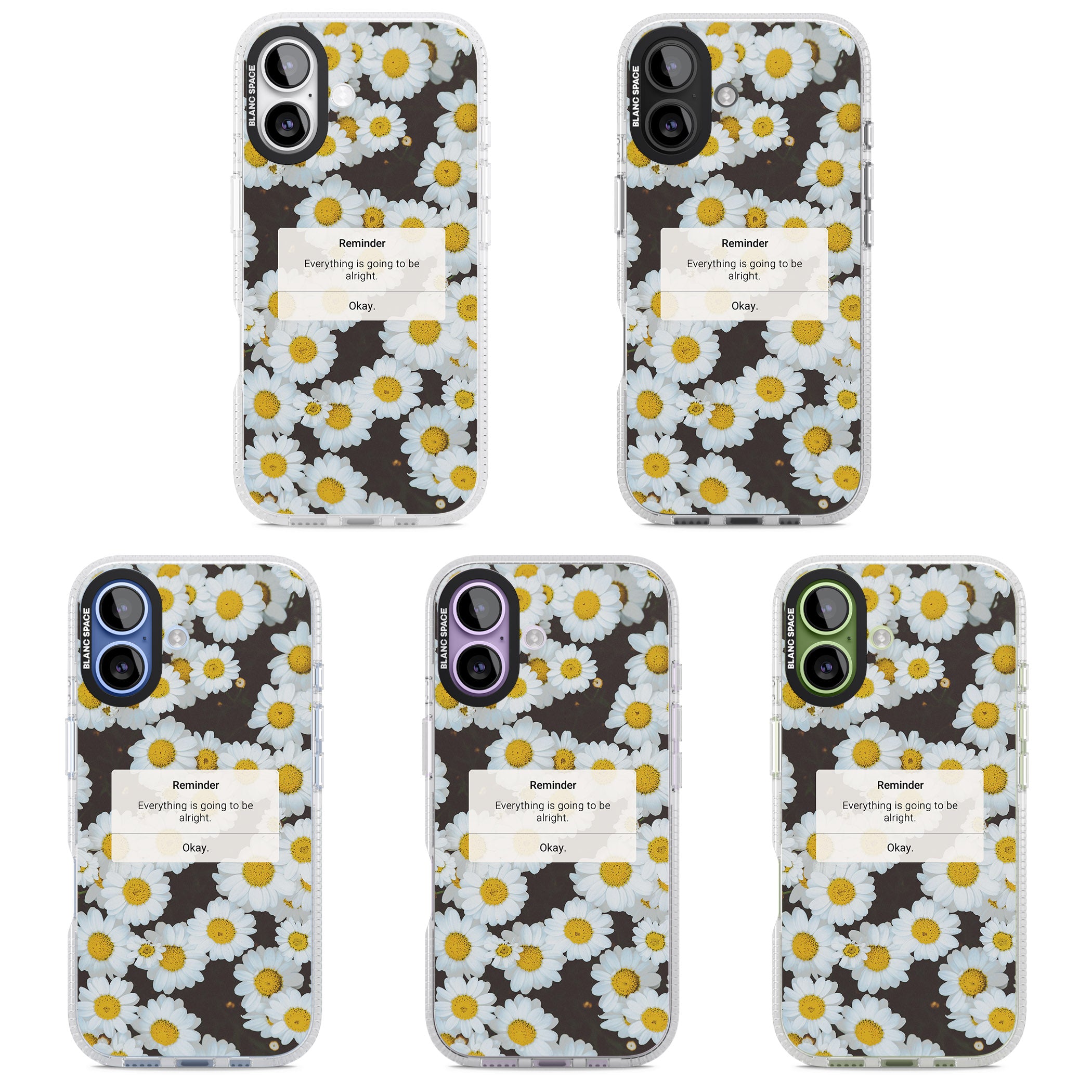 Daisy Reminder iPhone 17 Impact Air Clear Phone Case APT Impact Protection