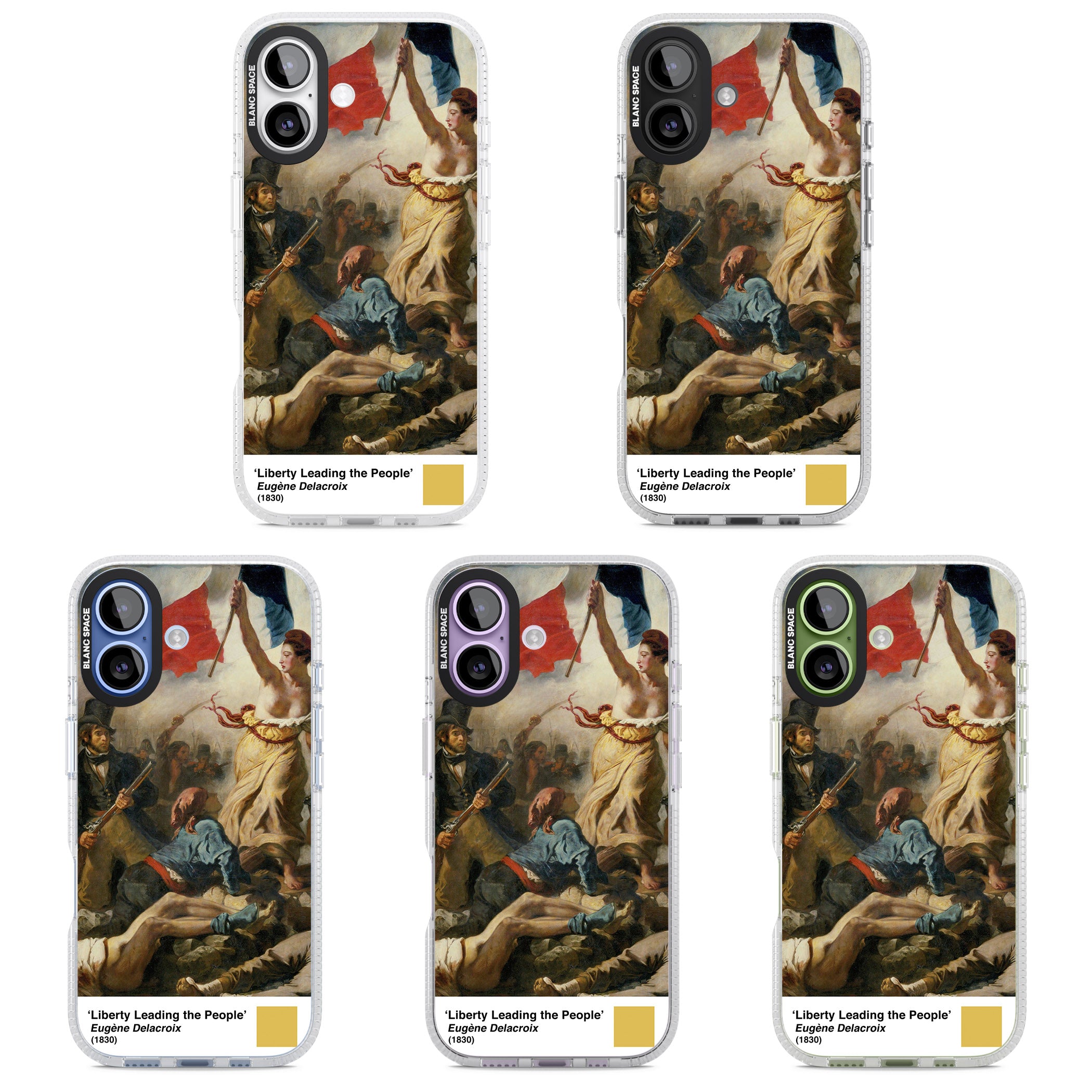 Liberty Leading The People iPhone 17 Impact Air Clear Phone Case APT Impact Protection