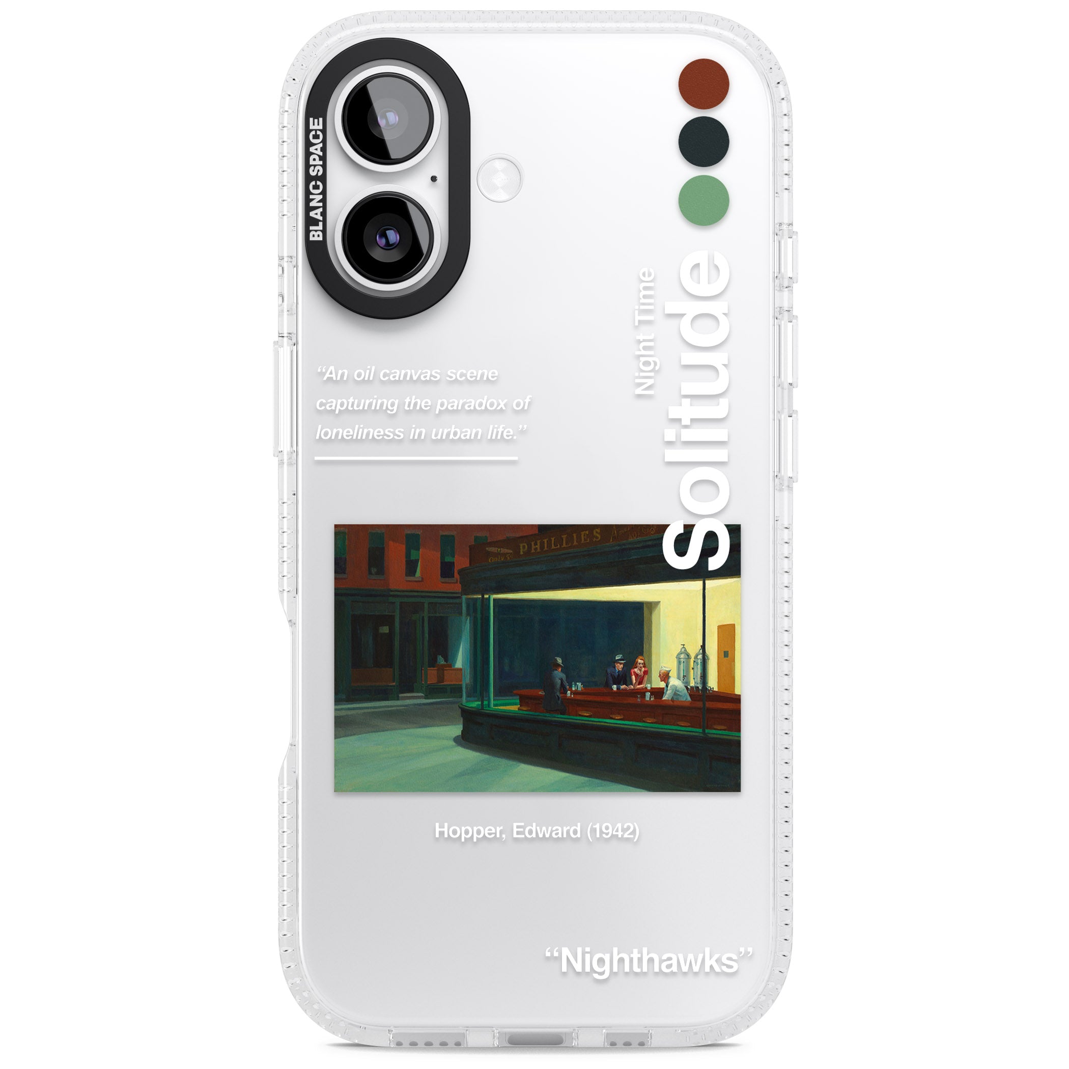 Nighthawks iPhone 17 Impact Air Clear Phone Case