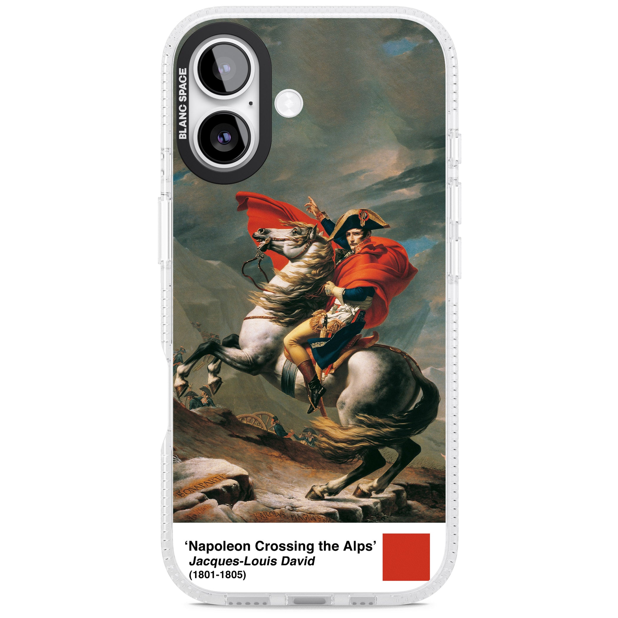 Napoleon Crossing The Alps iPhone 17 Impact Air Clear Phone Case
