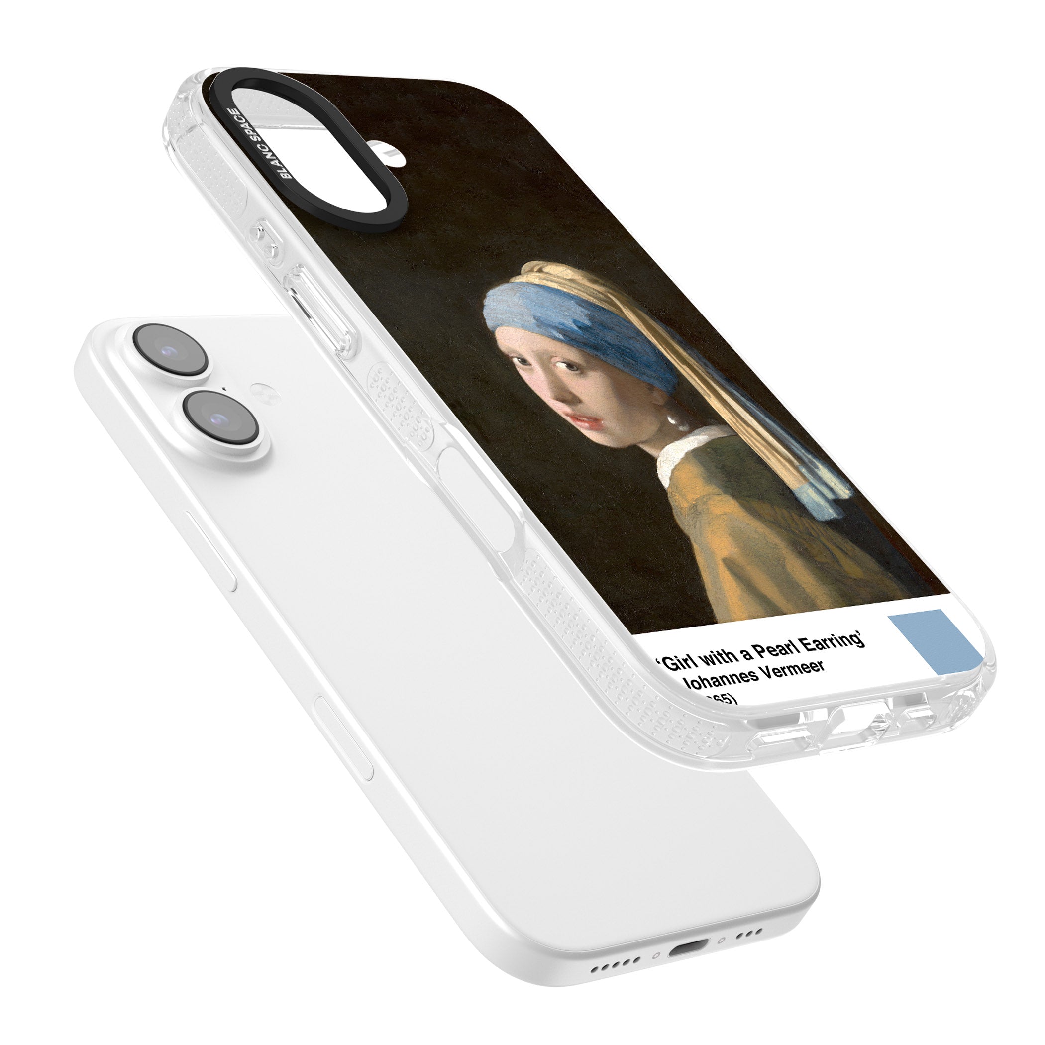 Girl With A Pearl Earring iPhone 17 Impact Air Clear Phone Case Colours