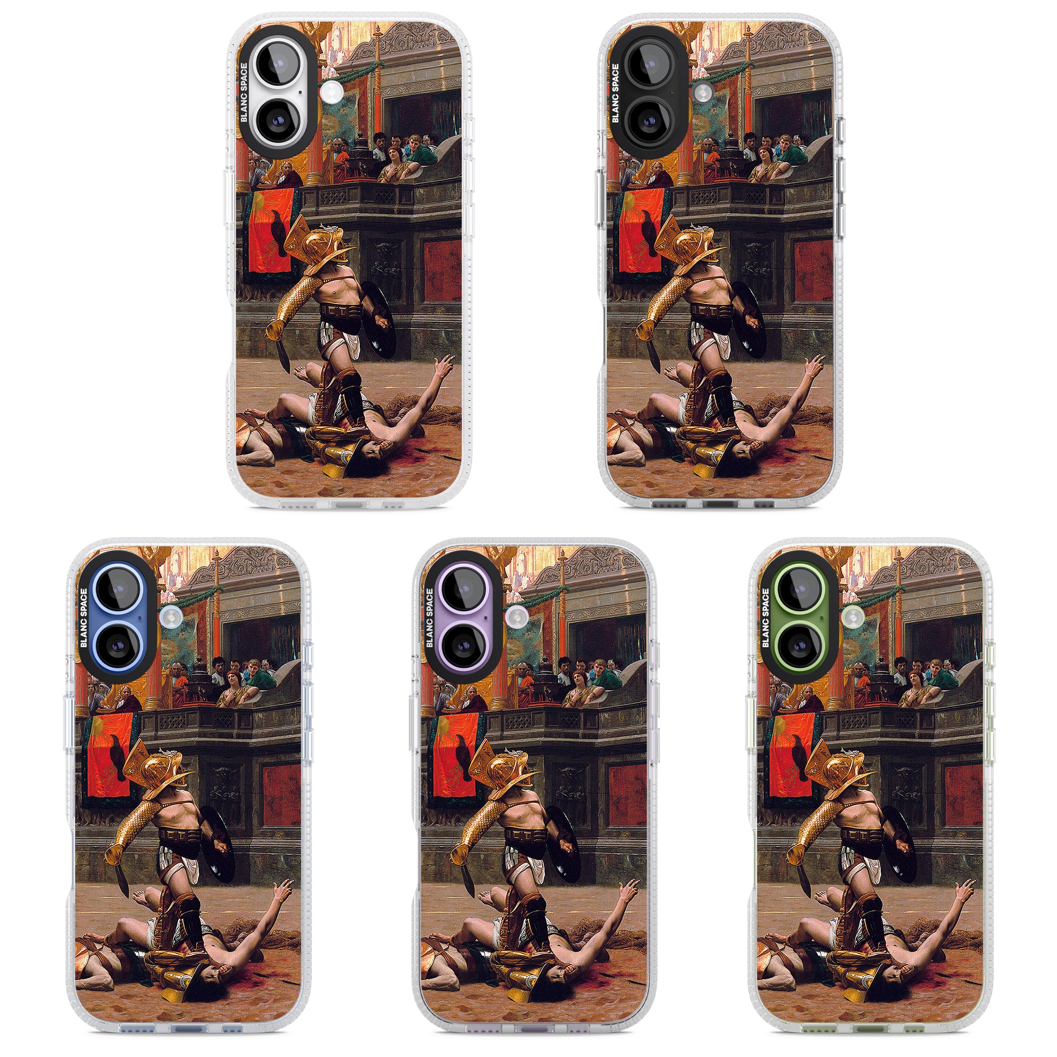 Pollice Verso iPhone 17 Impact Air Clear Phone Case APT Impact Protection