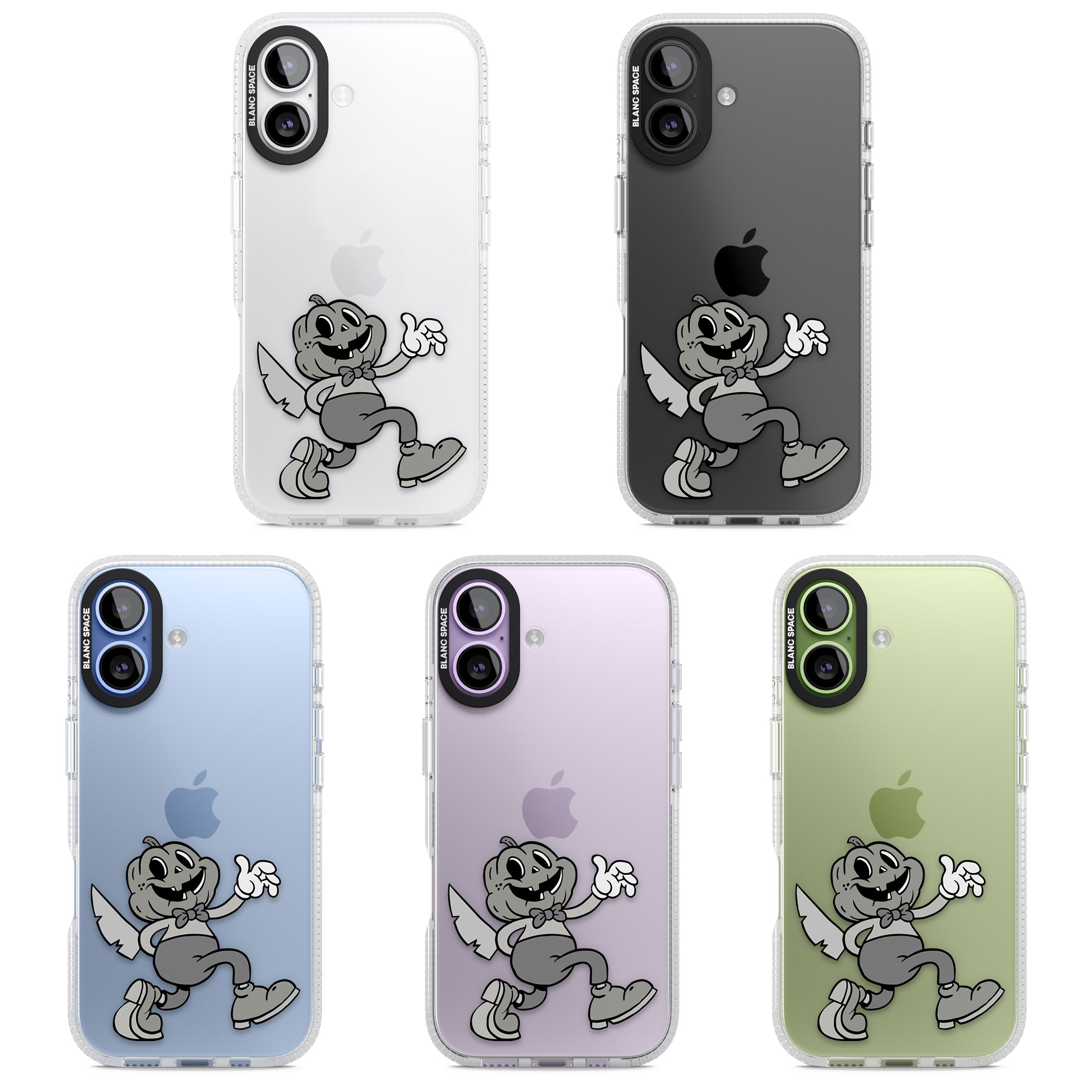 Jack O' Slasher iPhone 17 Impact Air Clear Phone Case APT Impact Protection