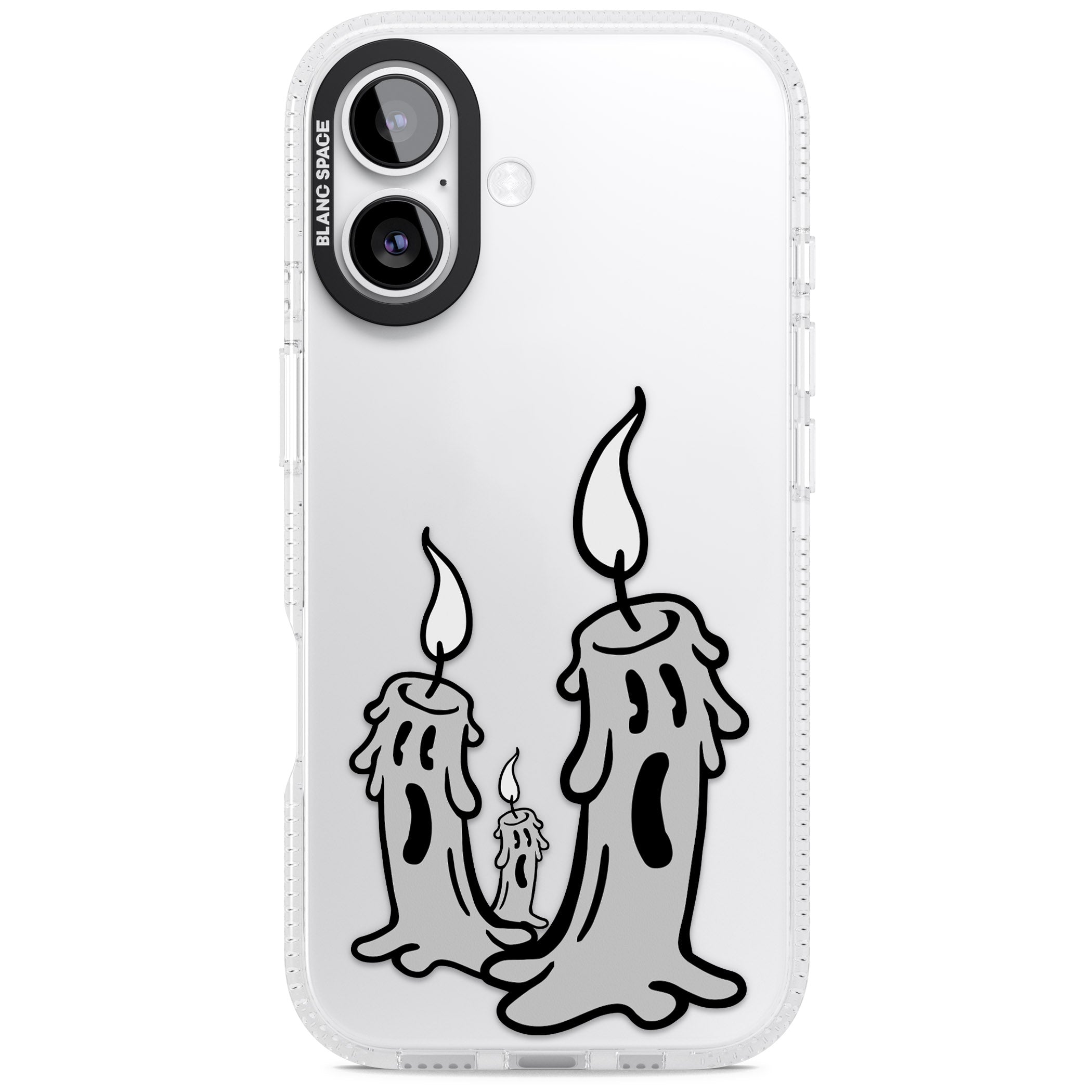 Candle Lit iPhone 17 Impact Air Clear Phone Case