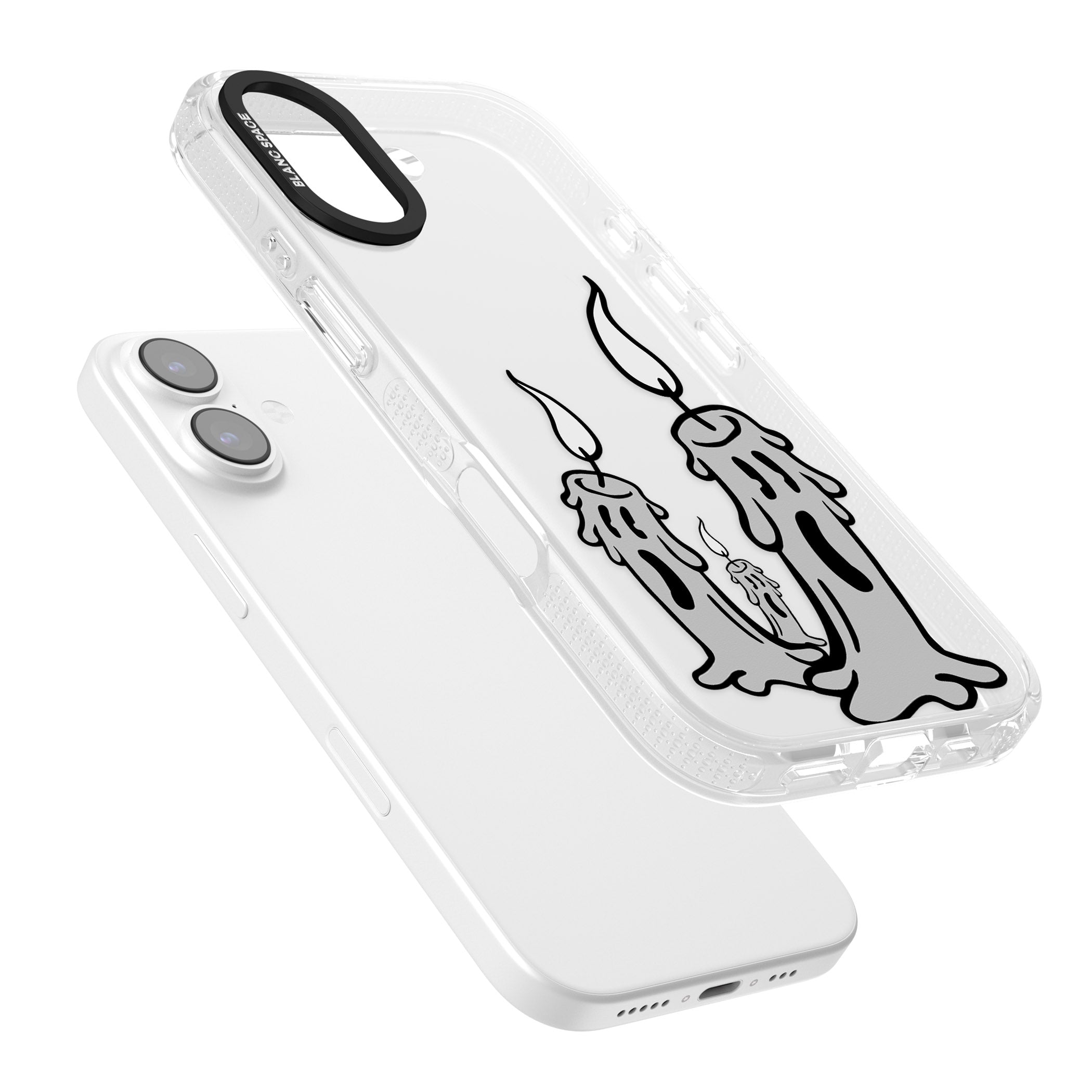 Candle Lit iPhone 17 Impact Air Clear Phone Case Colours