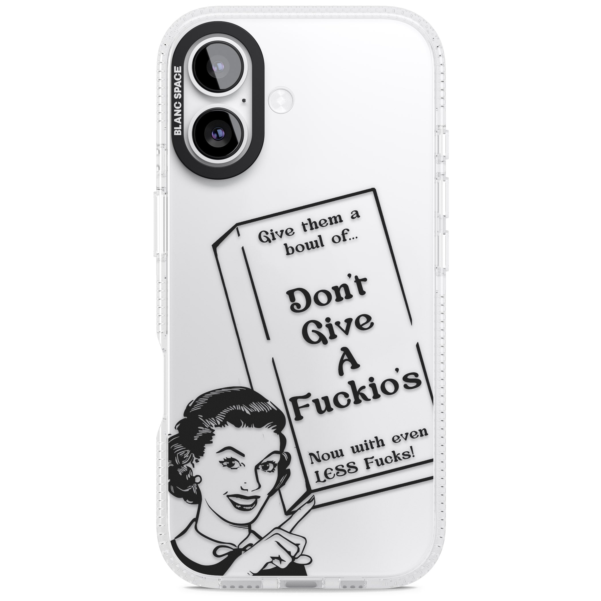 Dont Give A F Ckios Cereal iPhone 17 Impact Air Clear Phone Case
