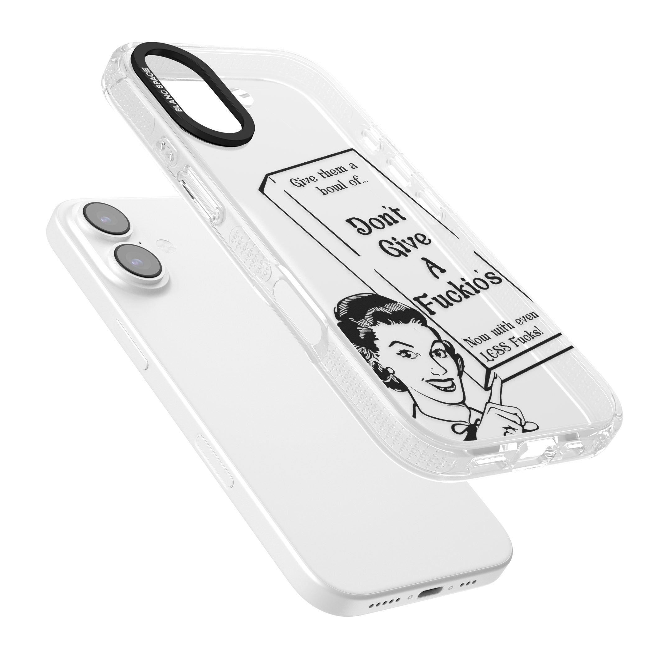 Dont Give A F Ckios Cereal iPhone 17 Impact Air Clear Phone Case Colours