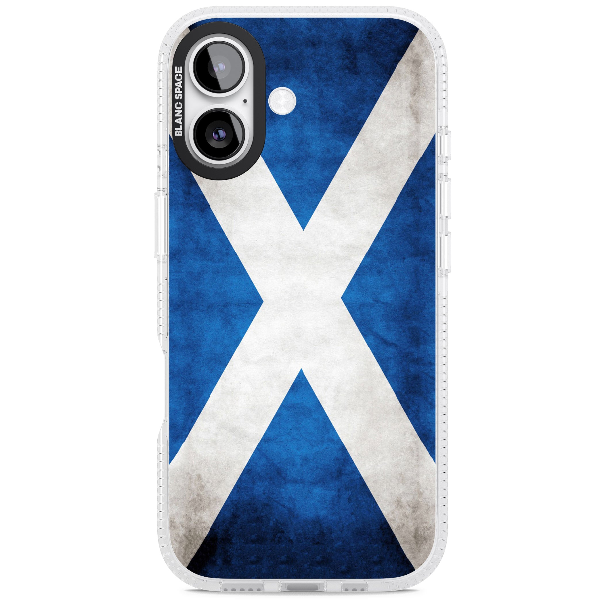 Scotland Saltire Flag iPhone 17 Impact Air Clear Phone Case