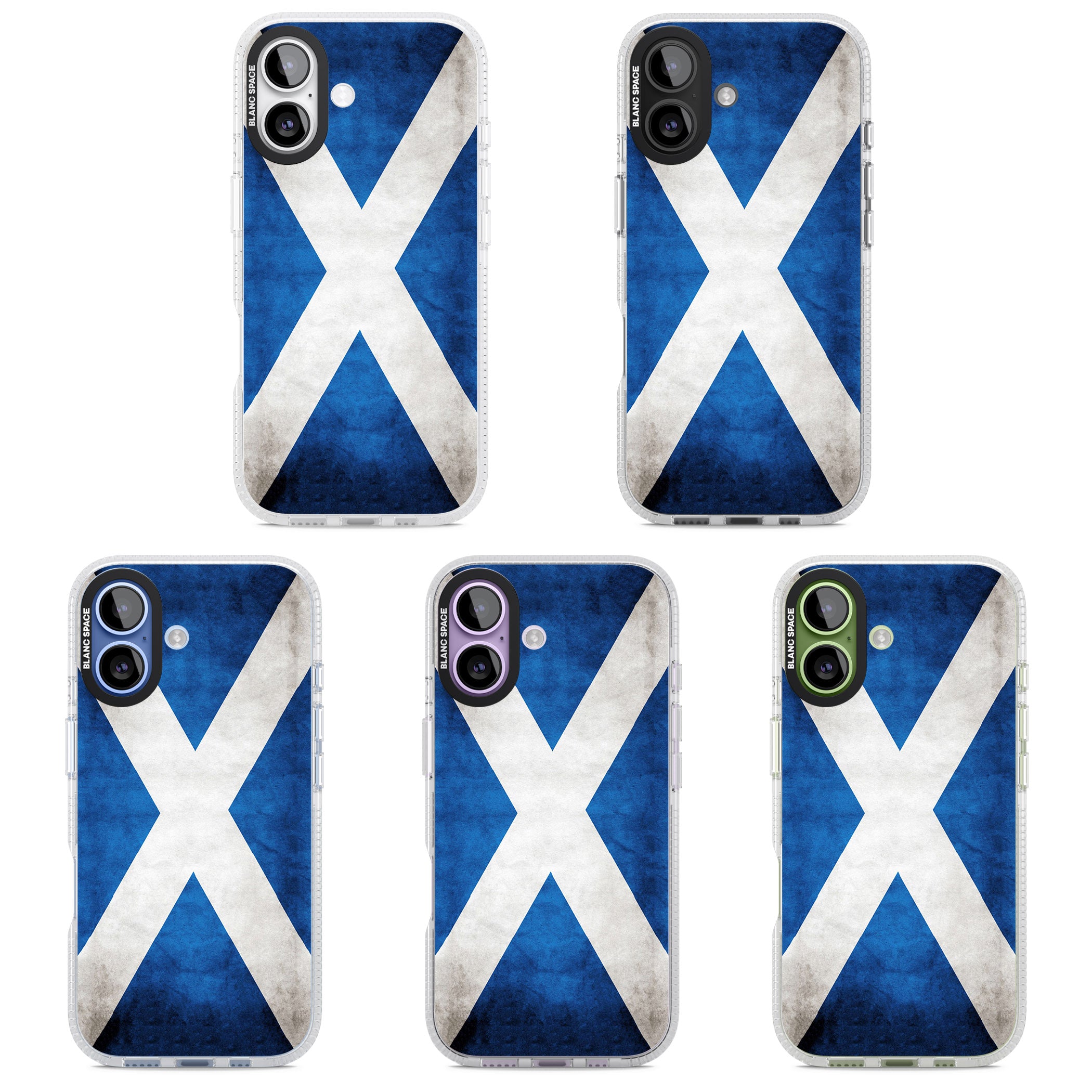 Scotland Saltire Flag iPhone 17 Impact Air Clear Phone Case APT Impact Protection