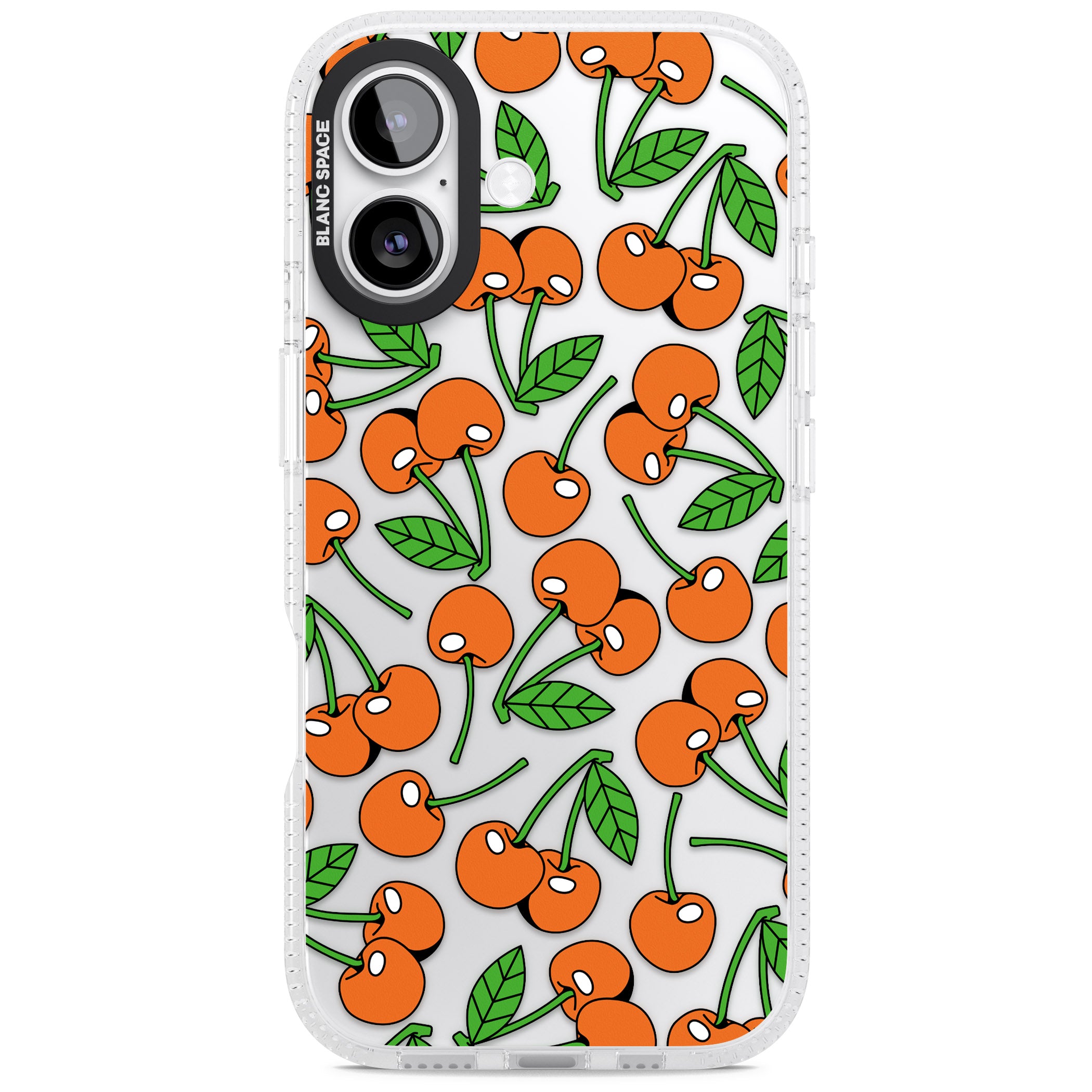 Orchard Fresh Cherries iPhone 17 Impact Air Clear Phone Case