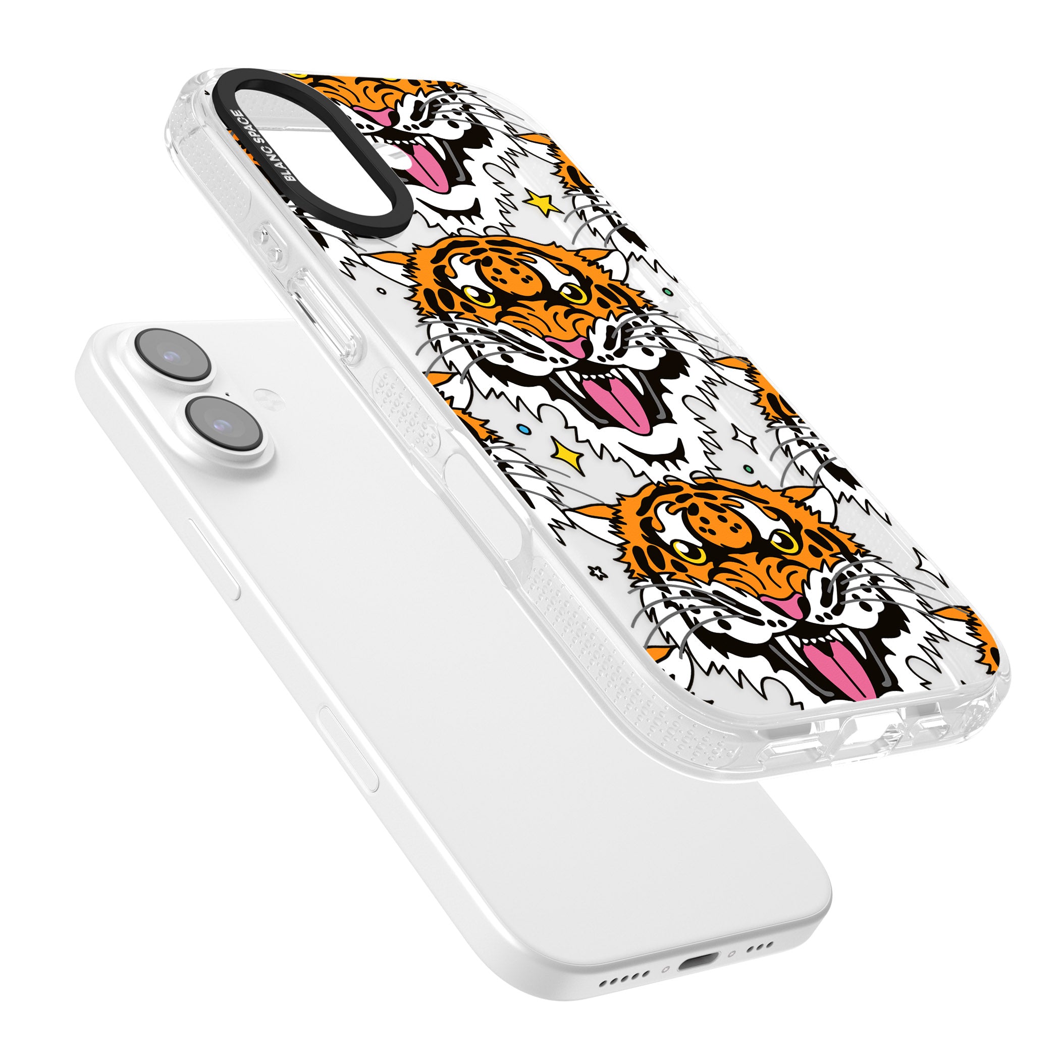 Fierce Jungle Tigers iPhone 17 Impact Air Clear Phone Case Colours