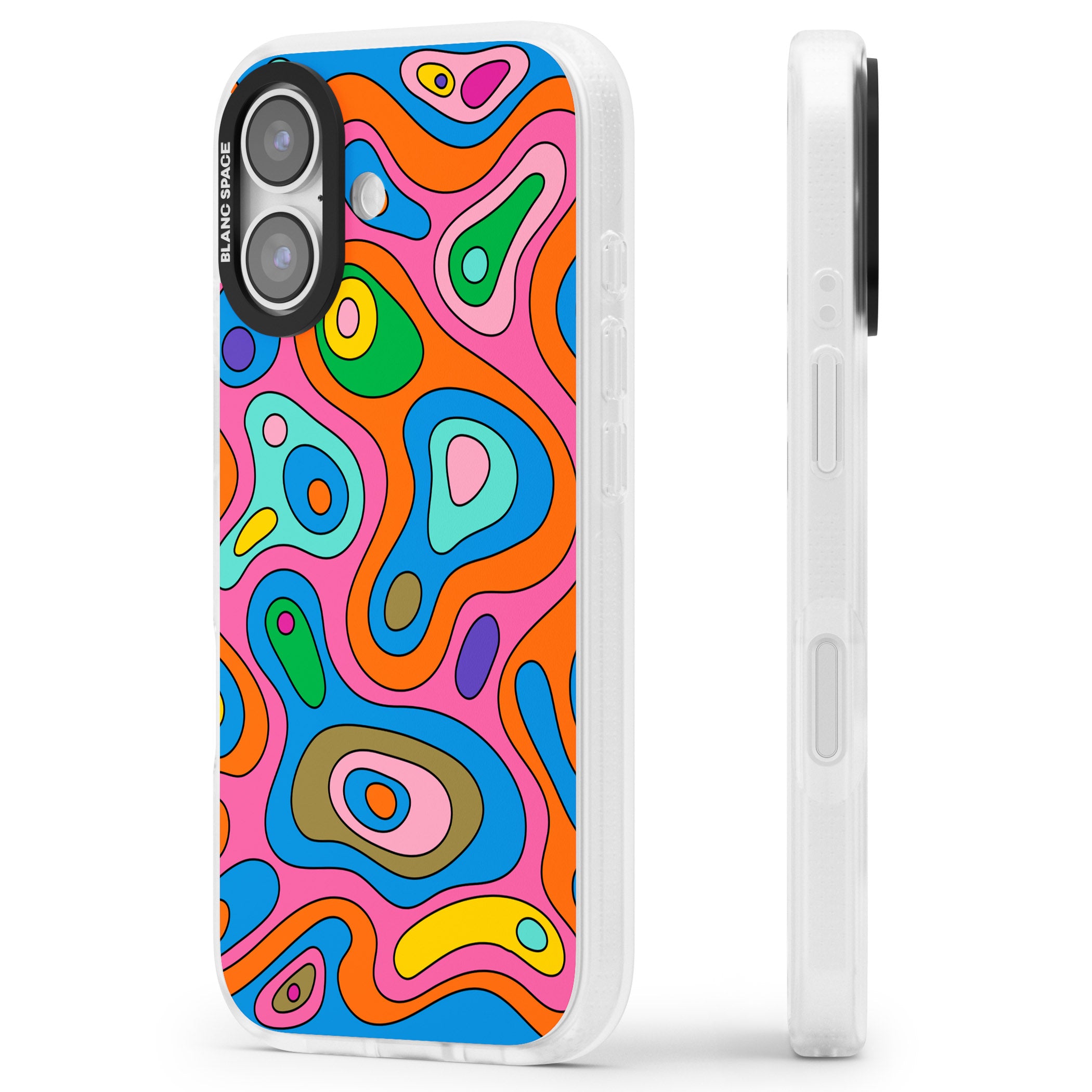 Euphoria iPhone 17 Impact Air Clear Phone Case Side Profile