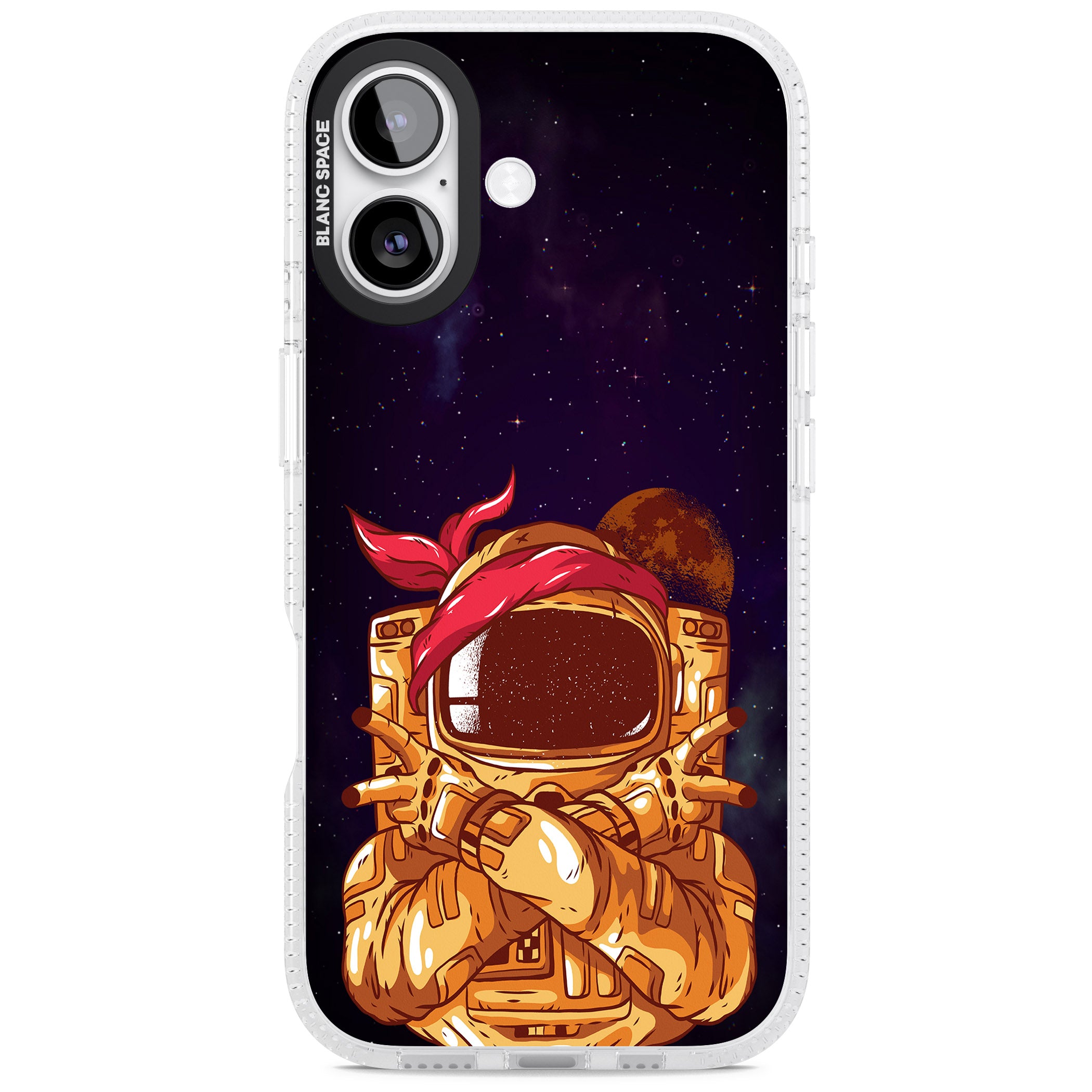 Space Gangster iPhone 17 Impact Air Clear Phone Case