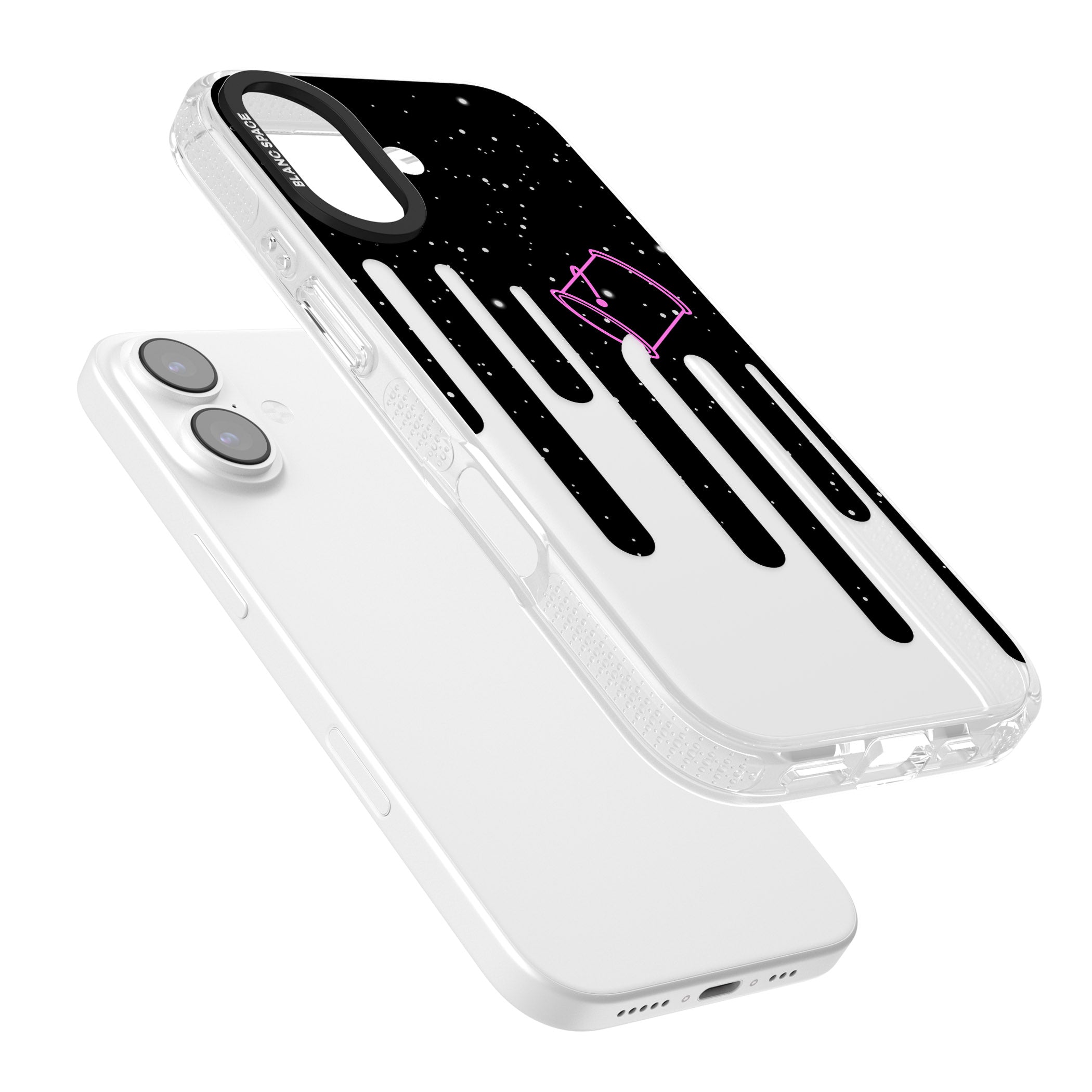 Cosmic Drip iPhone 17 Impact Air Clear Phone Case Colours