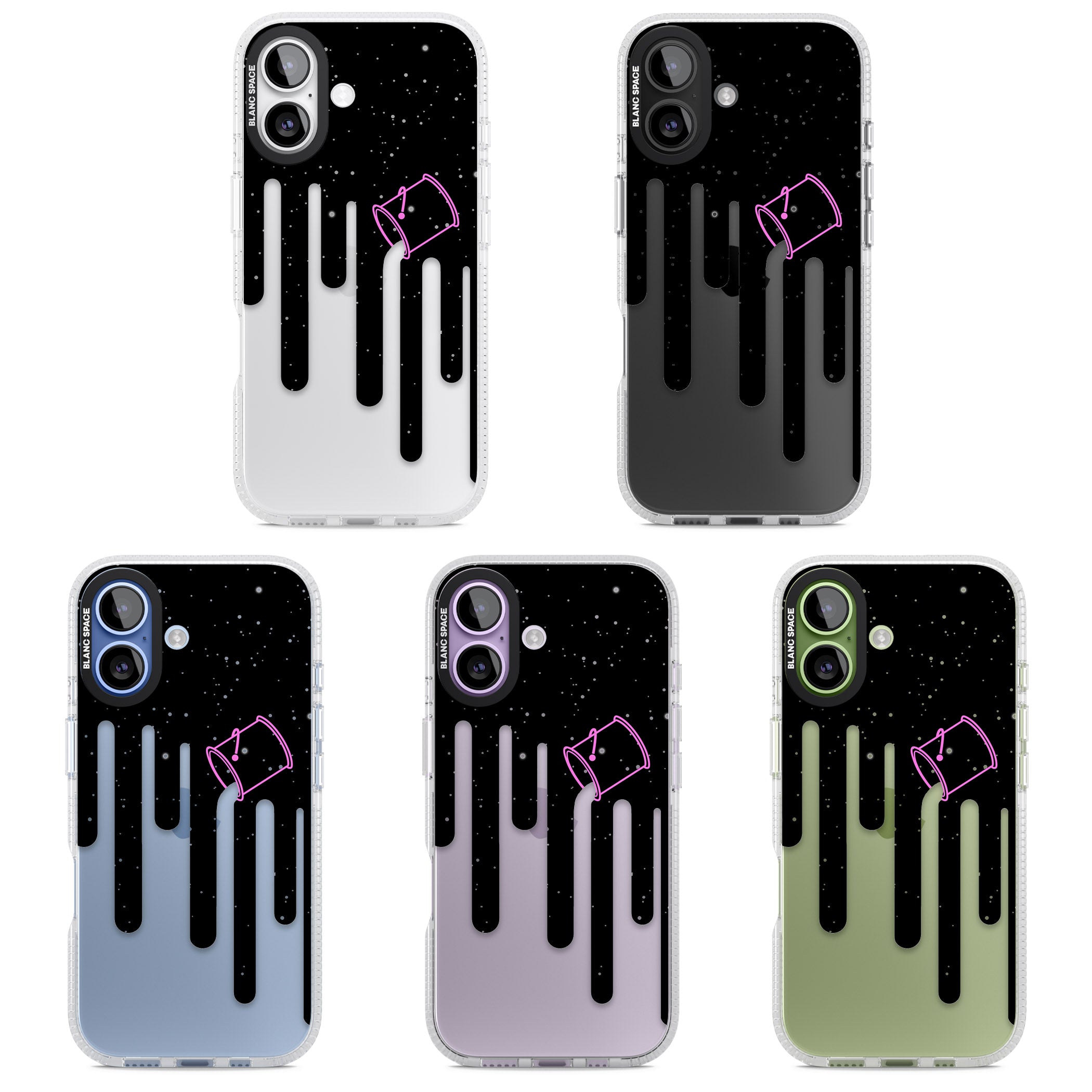 Cosmic Drip iPhone 17 Impact Air Clear Phone Case APT Impact Protection