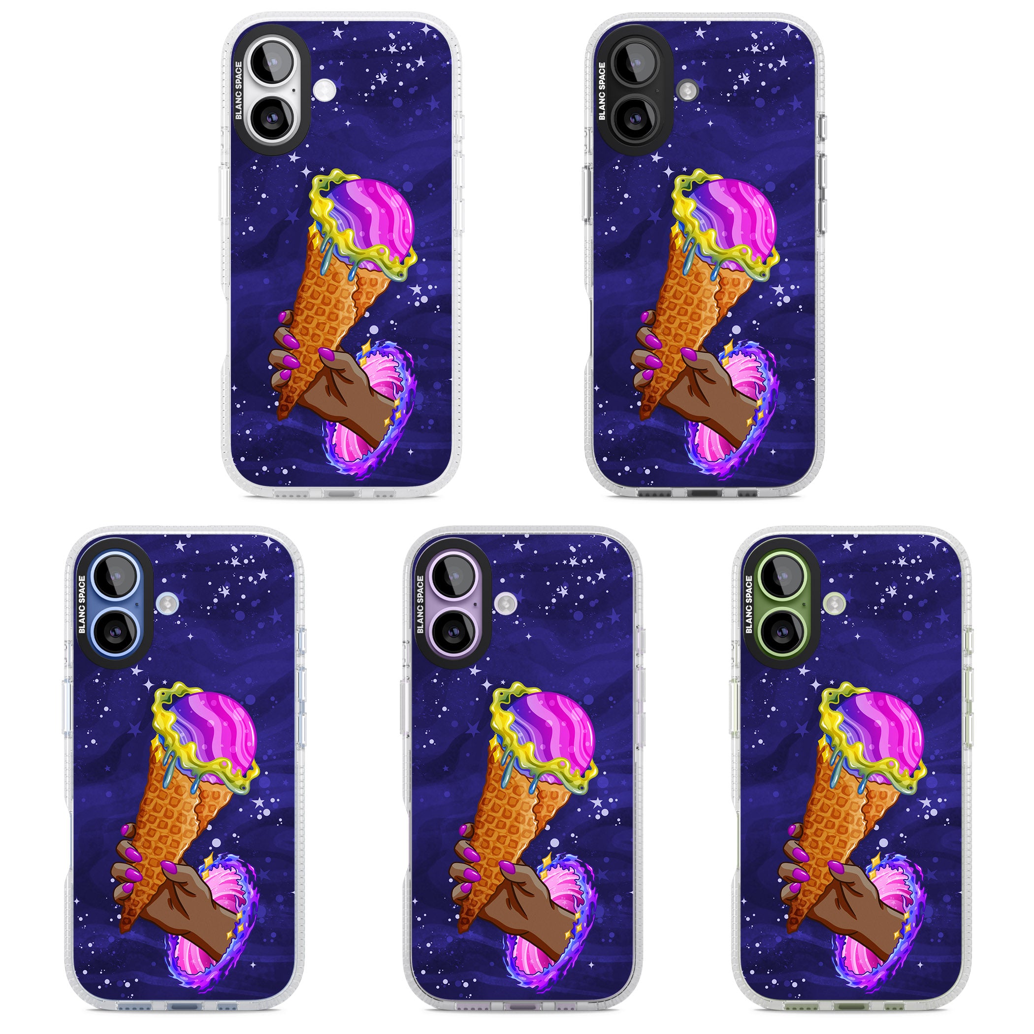 Interdimensional Ice Cream iPhone 17 Impact Air Clear Phone Case APT Impact Protection