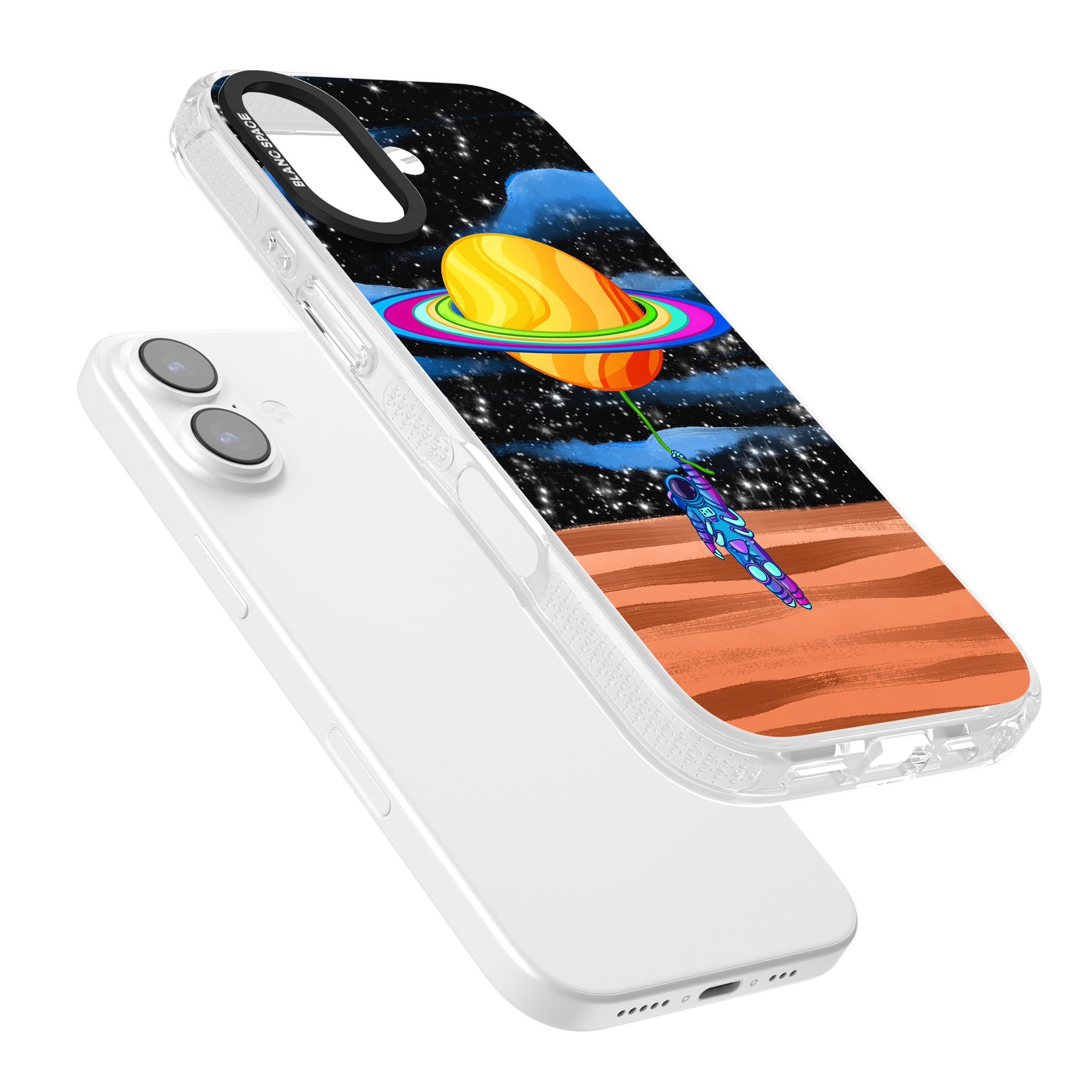 World On Helium iPhone 17 Impact Air Clear Phone Case Colours