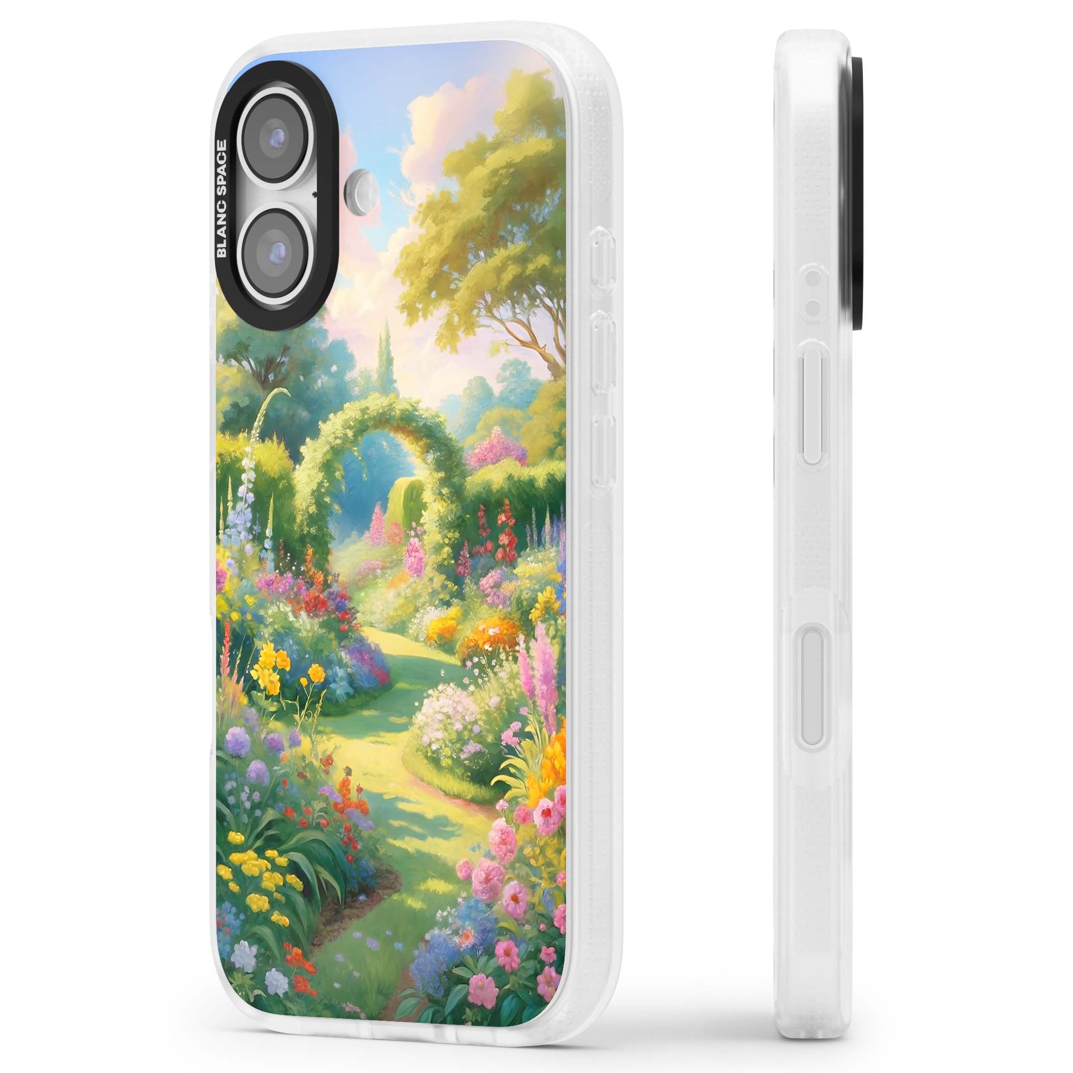 The Painter's Garden floral iPhone case | Clear Case Impact Air case for iPhone 17
