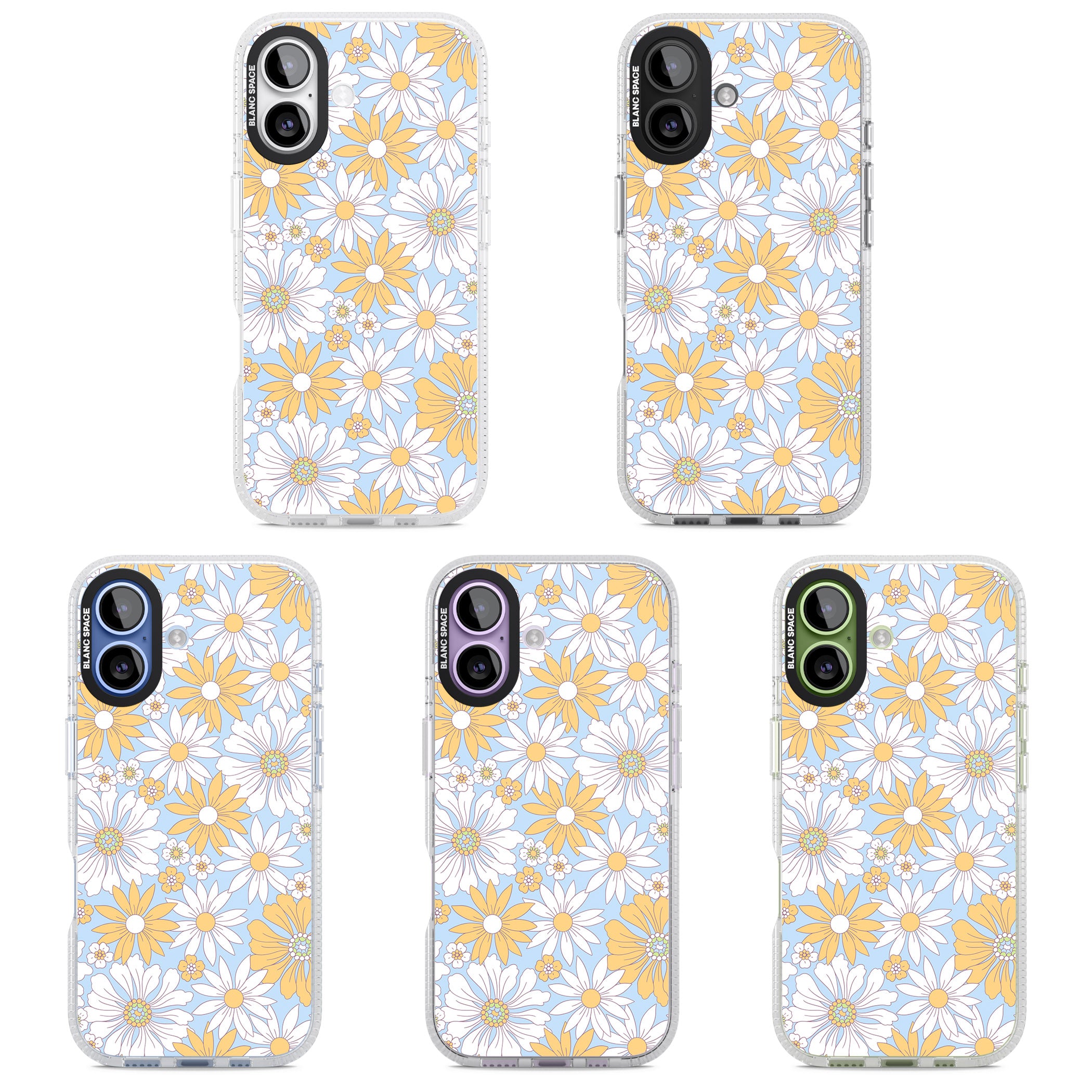Summers Day Flower Mix iPhone 17 Impact Air Clear Phone Case APT Impact Protection