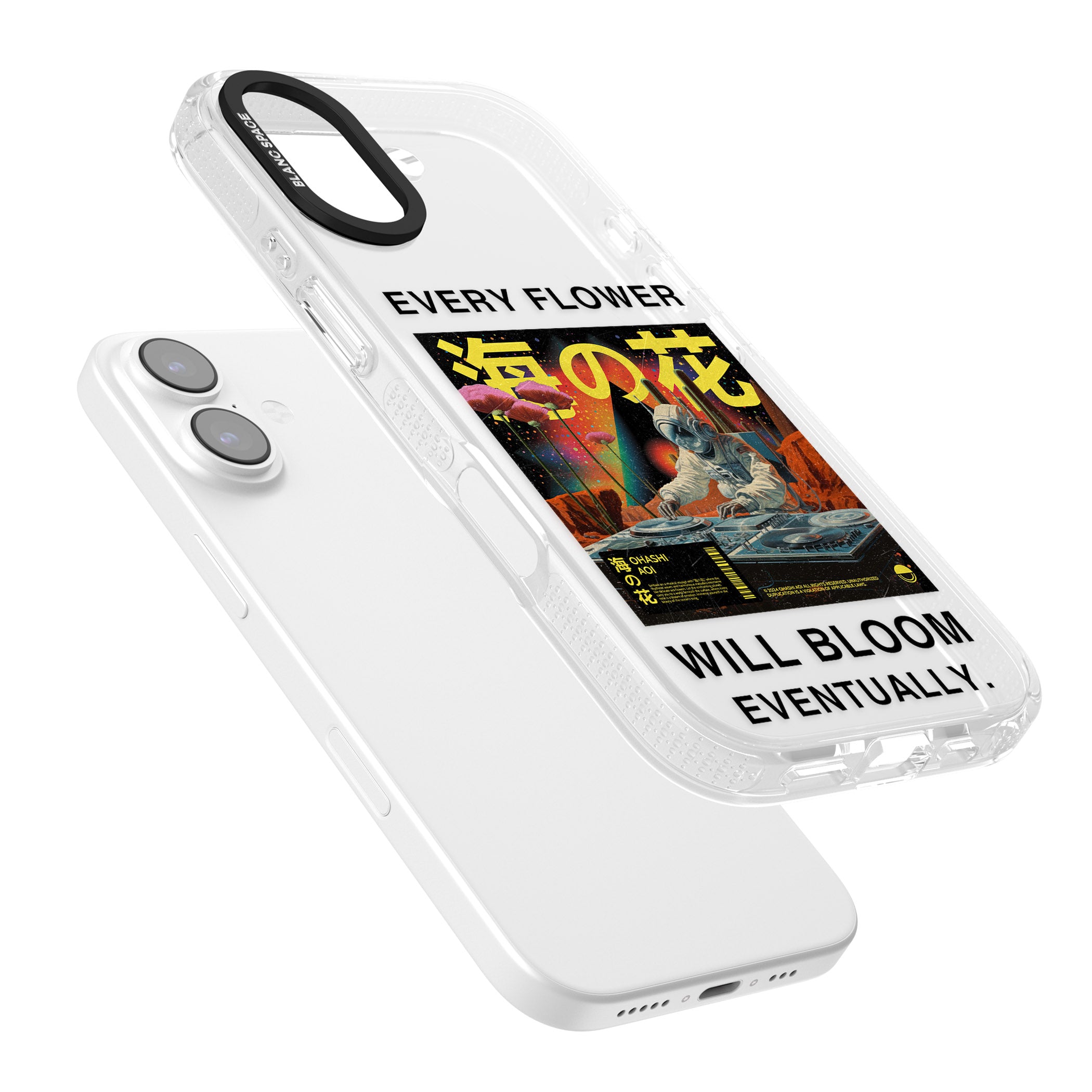 Every Flower Will Bloom Eventually iPhone 17 Impact Air Clear Phone Case Colours