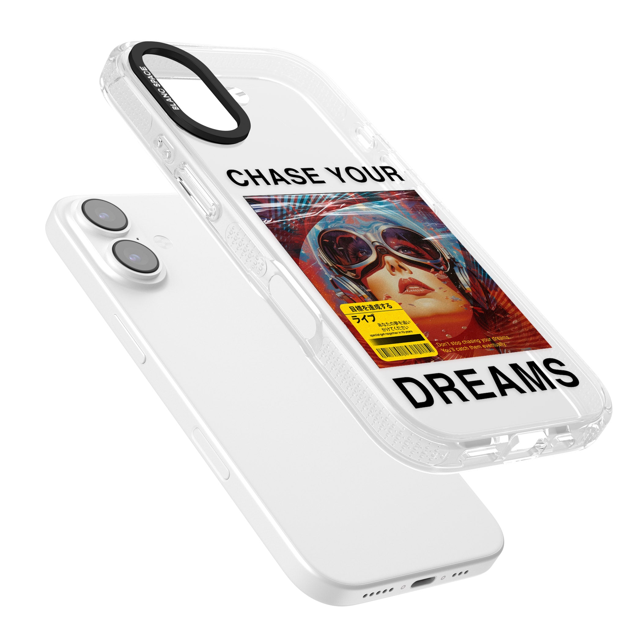 Chase Your Dreams iPhone 17 Impact Air Clear Phone Case Colours