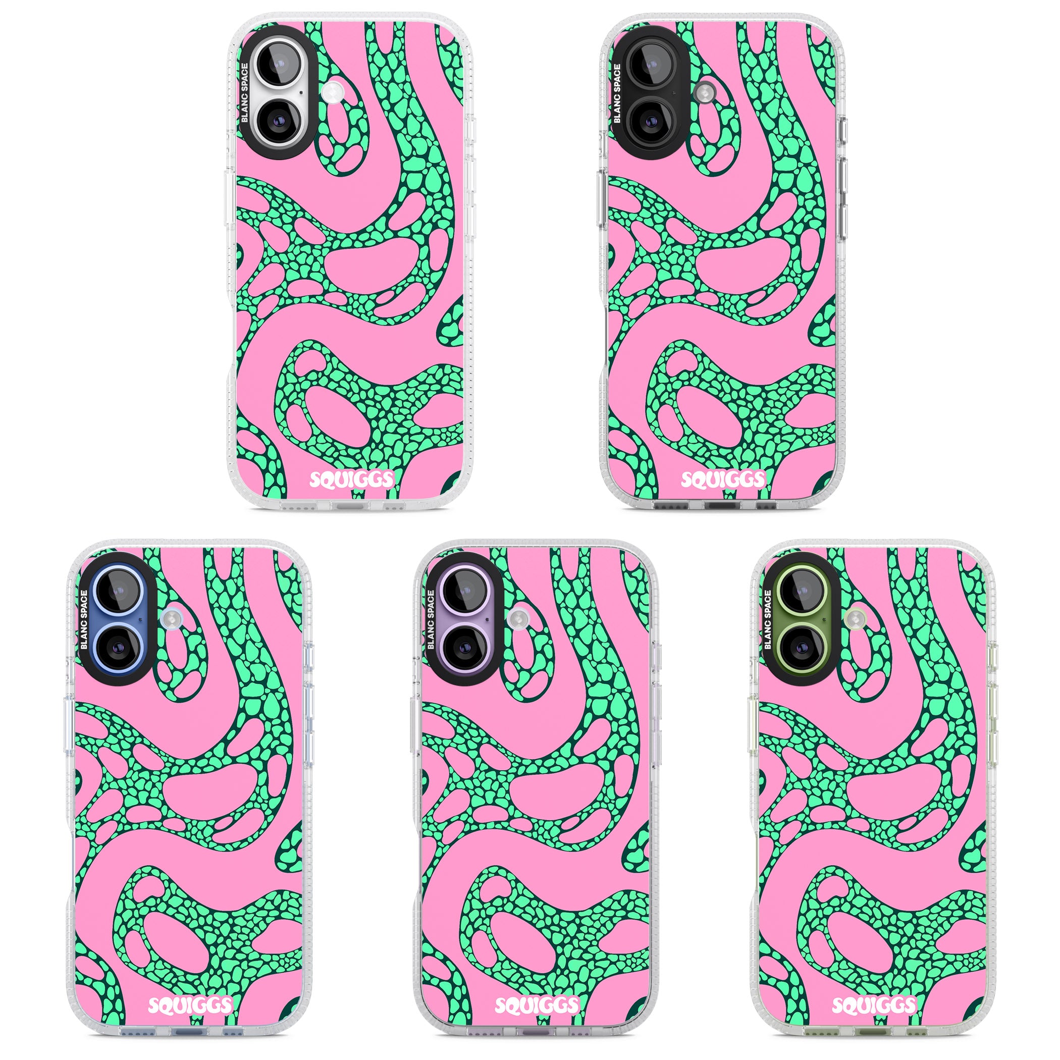 Alien Glow iPhone 17 Impact Air Clear Phone Case APT Impact Protection
