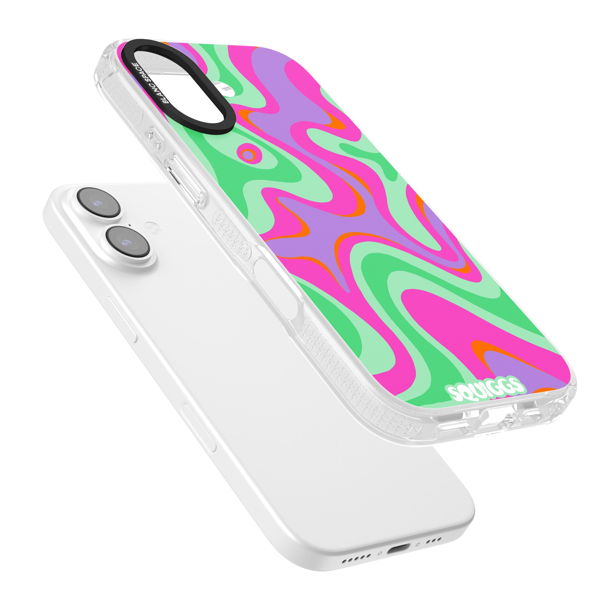 Pink Lava iPhone 17 Impact Air Clear Phone Case Colours
