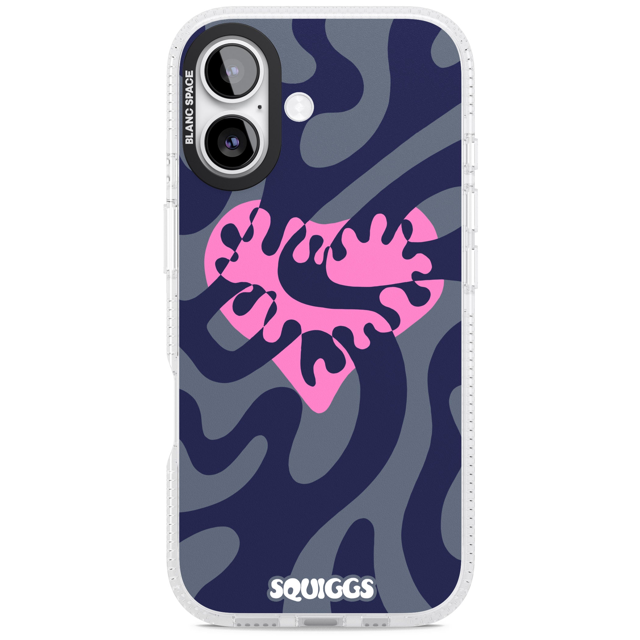 Abstract Heart iPhone 17 Impact Air Clear Phone Case