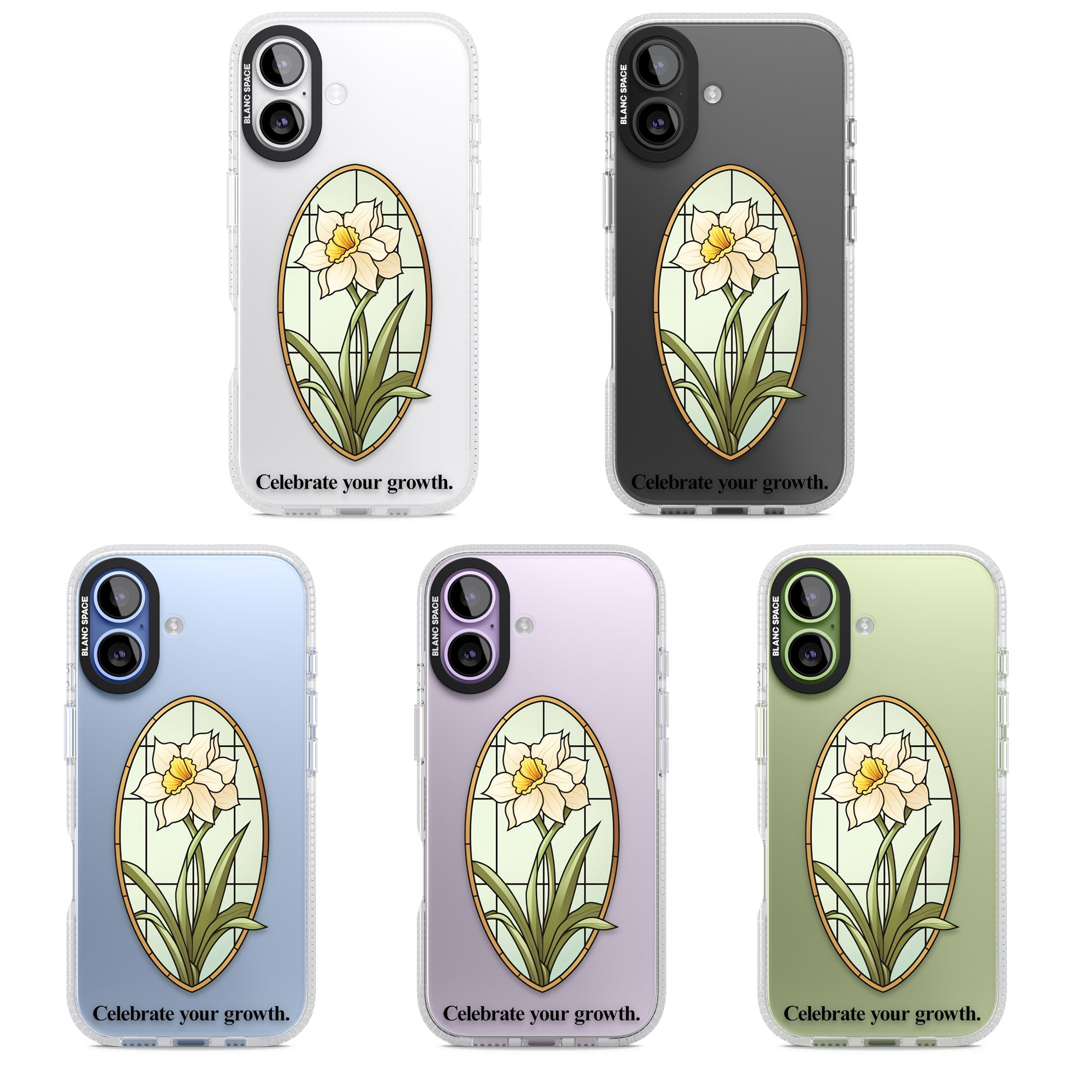Celebrate Your Growth iPhone 17 Impact Air Clear Phone Case APT Impact Protection