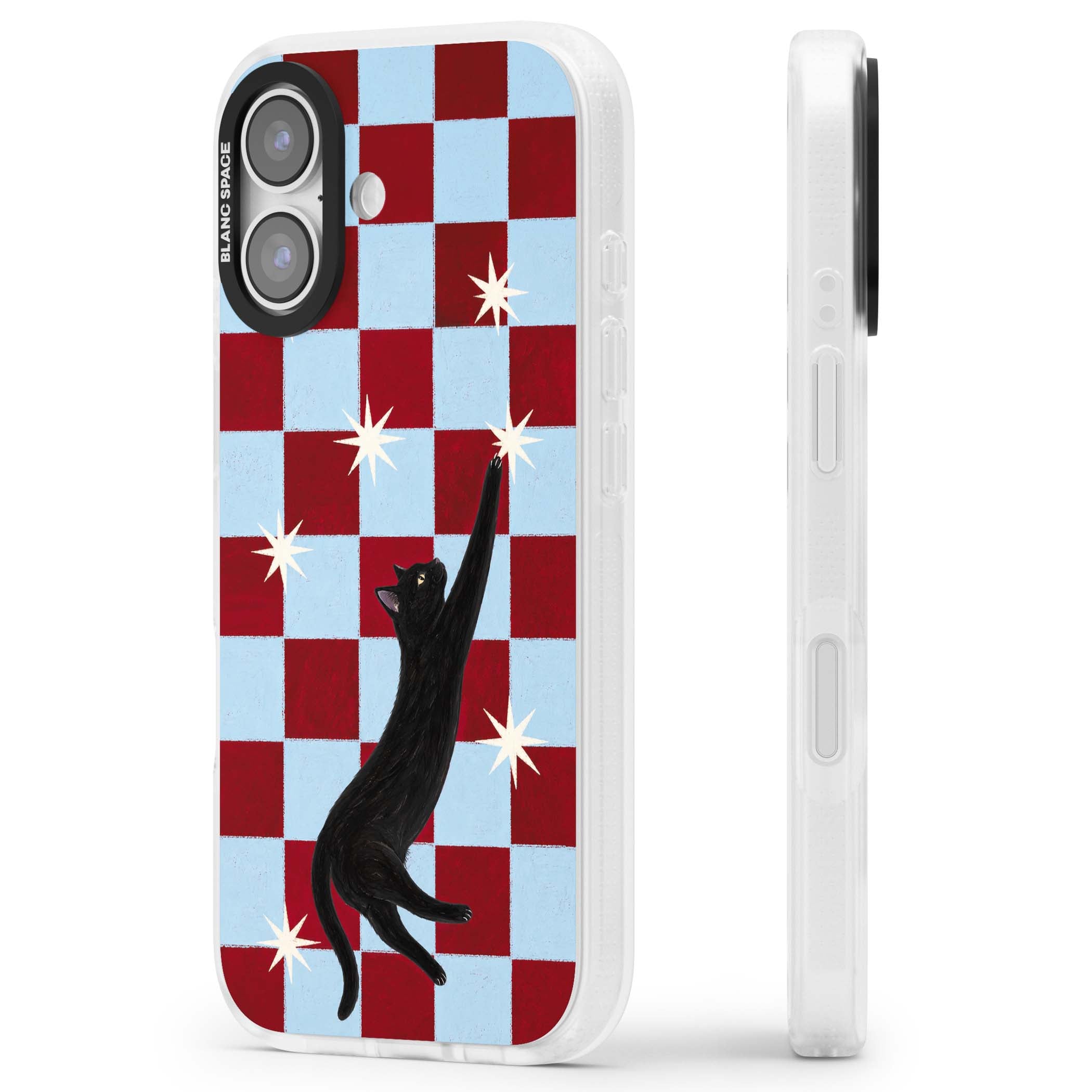 Starlit Kitty animals iPhone case | Clear Case Impact Air case for iPhone 17