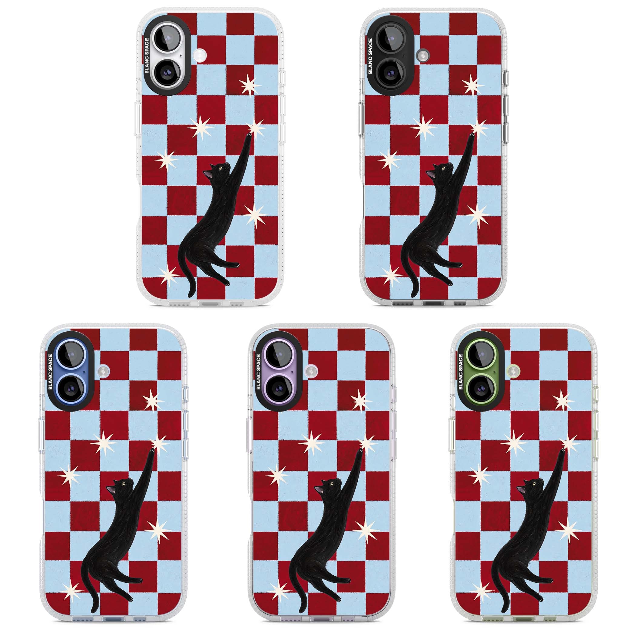 Starlit Kitty animals iPhone case | Clear Case Impact Air case for iPhone 17