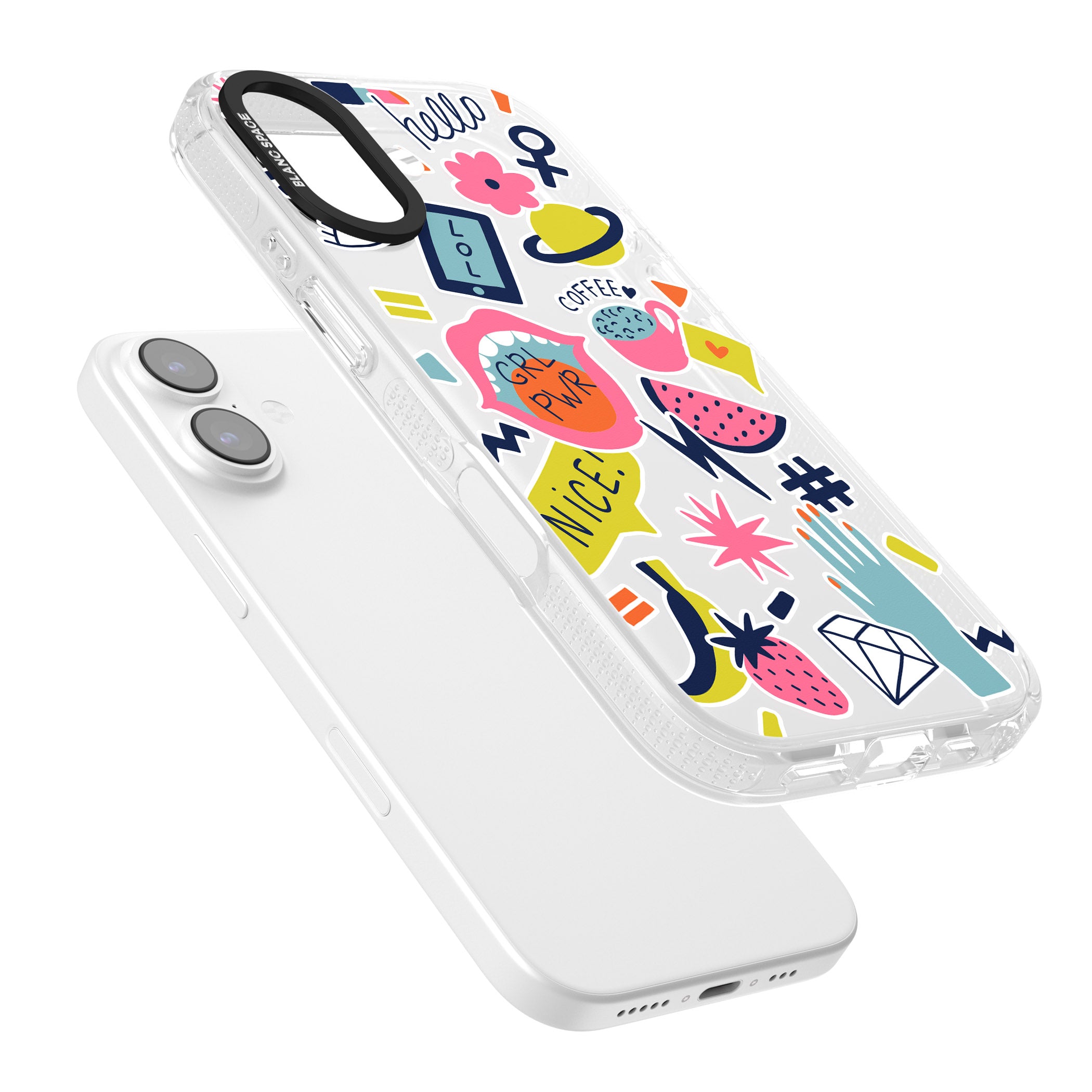 Grl Pwr iPhone 17 Impact Air Clear Phone Case Colours