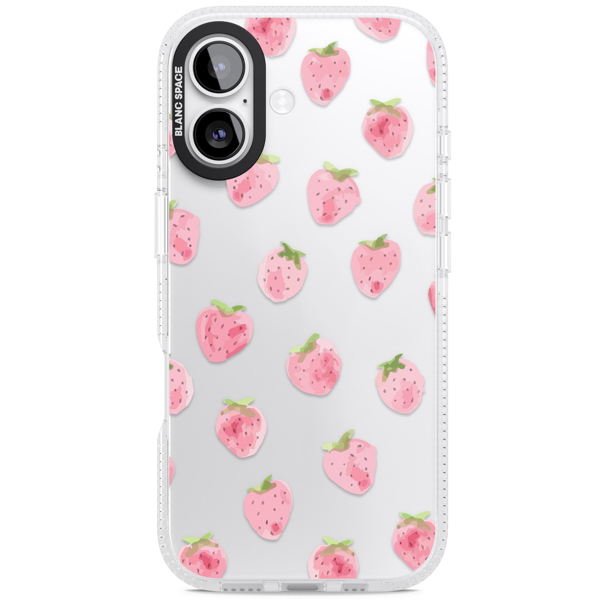 Classic Strawberry iPhone 17 Impact Air Clear Phone Case