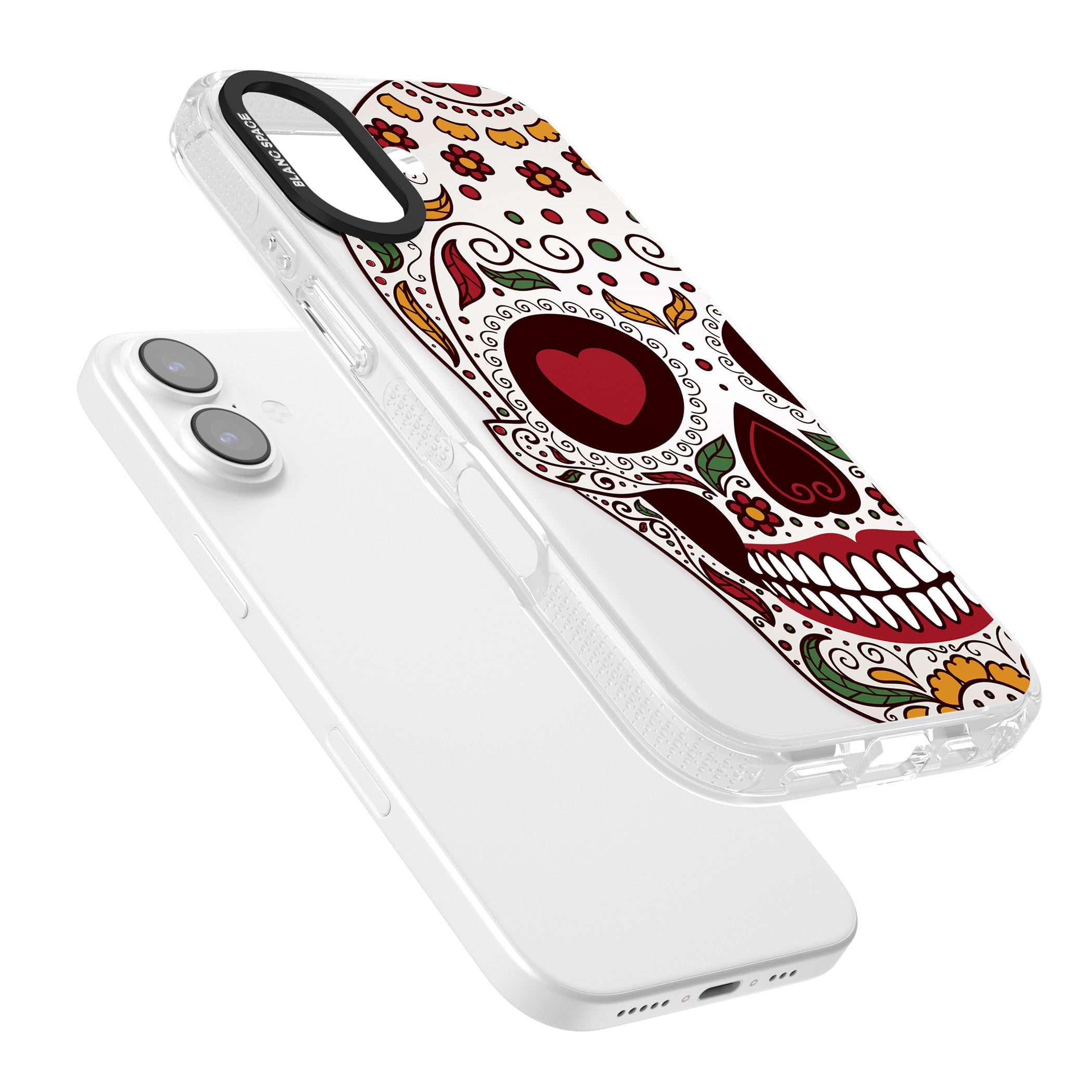 Autumn Sugar Skull iPhone 17 Impact Air Clear Phone Case Colours