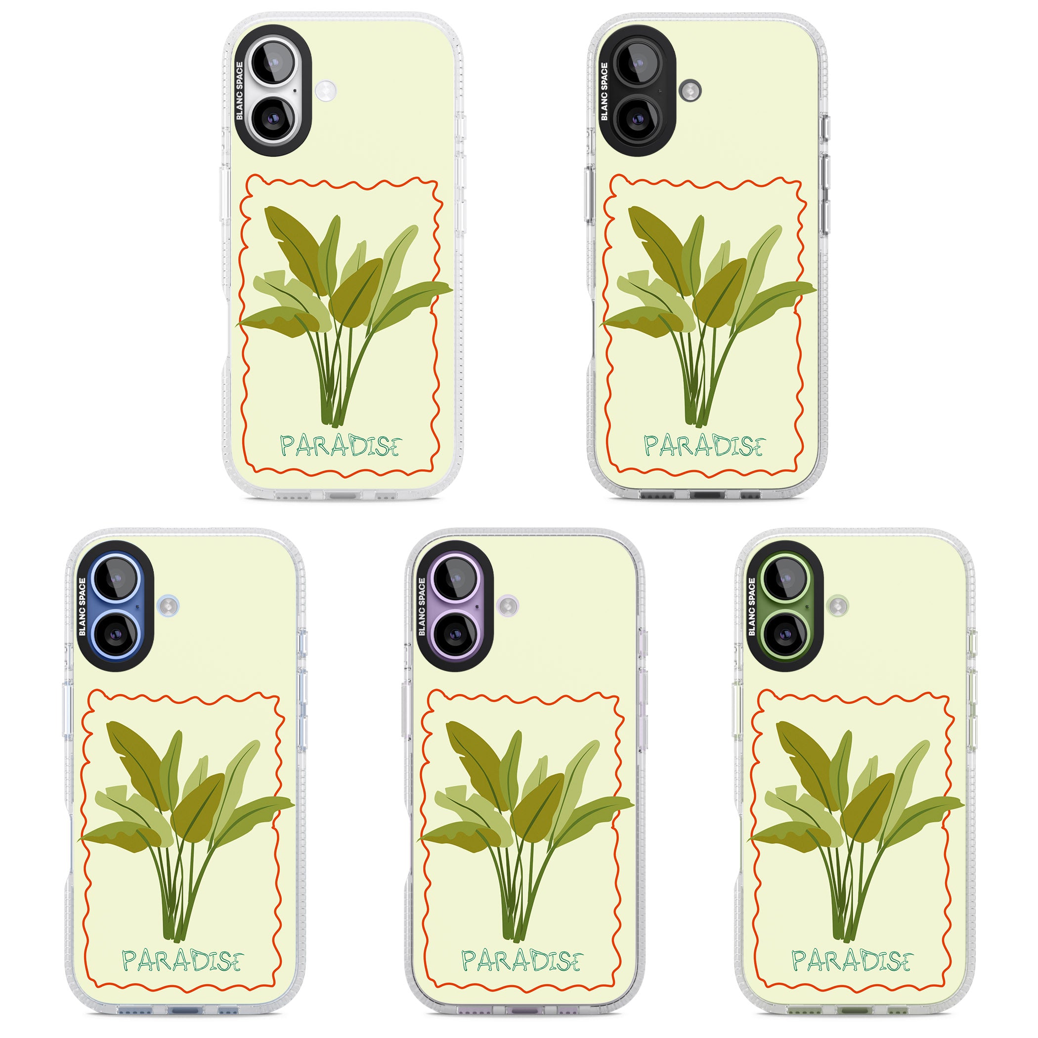 Paradies Plant iPhone 17 Impact Air Clear Phone Case APT Impact Protection