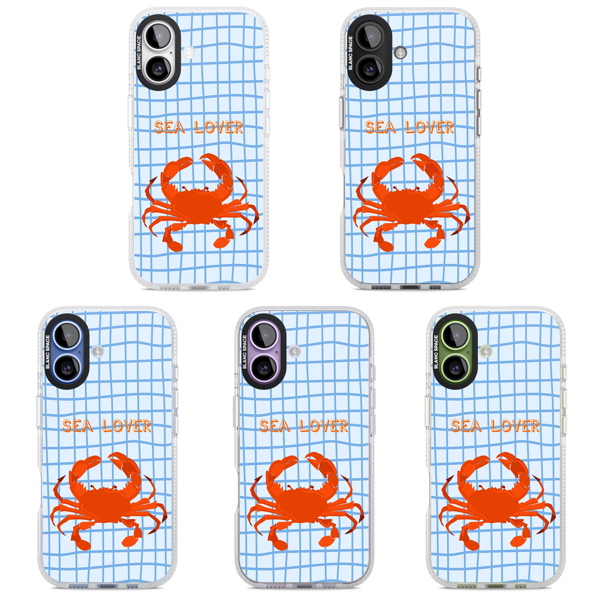 Sea Lover iPhone 17 Impact Air Clear Phone Case APT Impact Protection