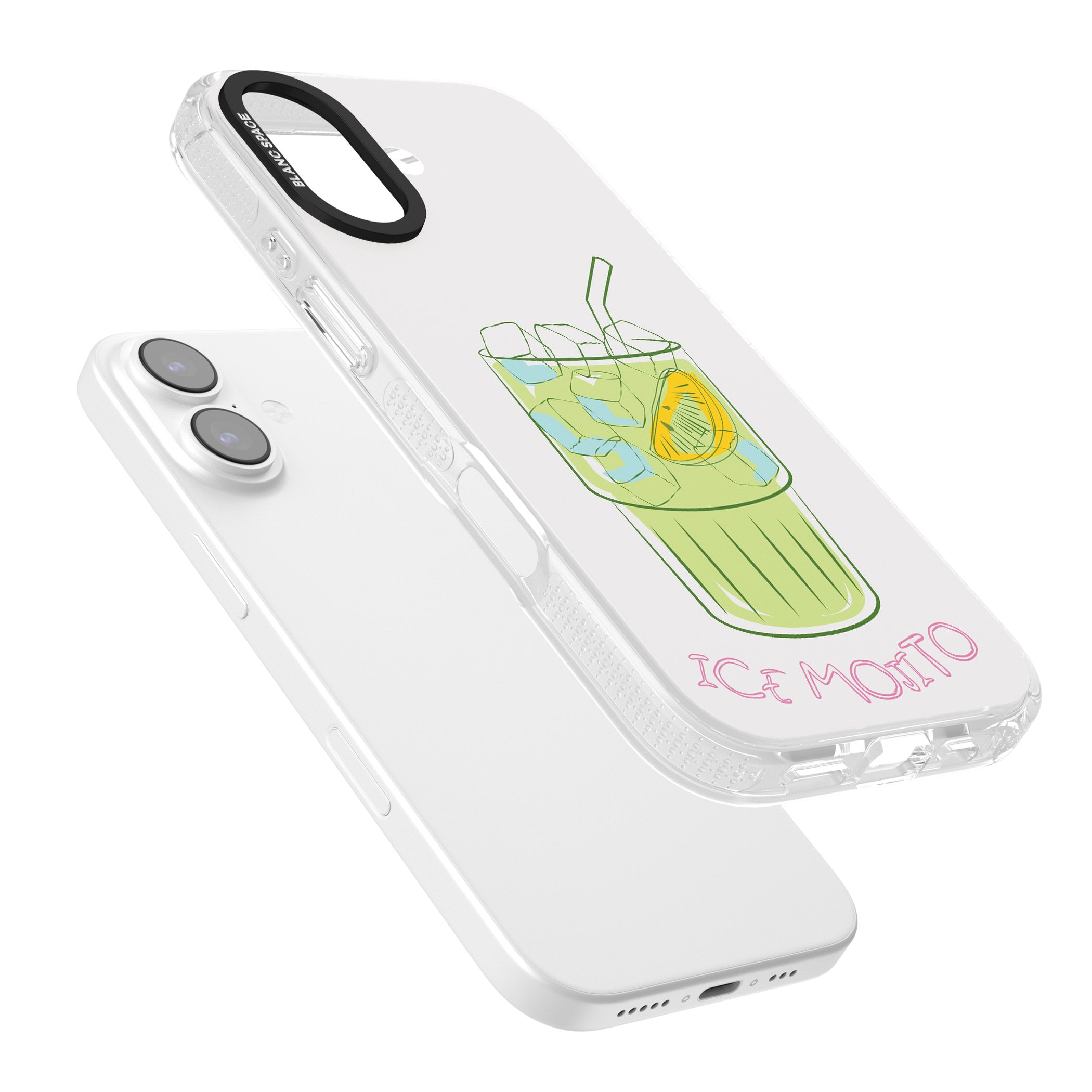 Ice Mojito iPhone 17 Impact Air Clear Phone Case Colours