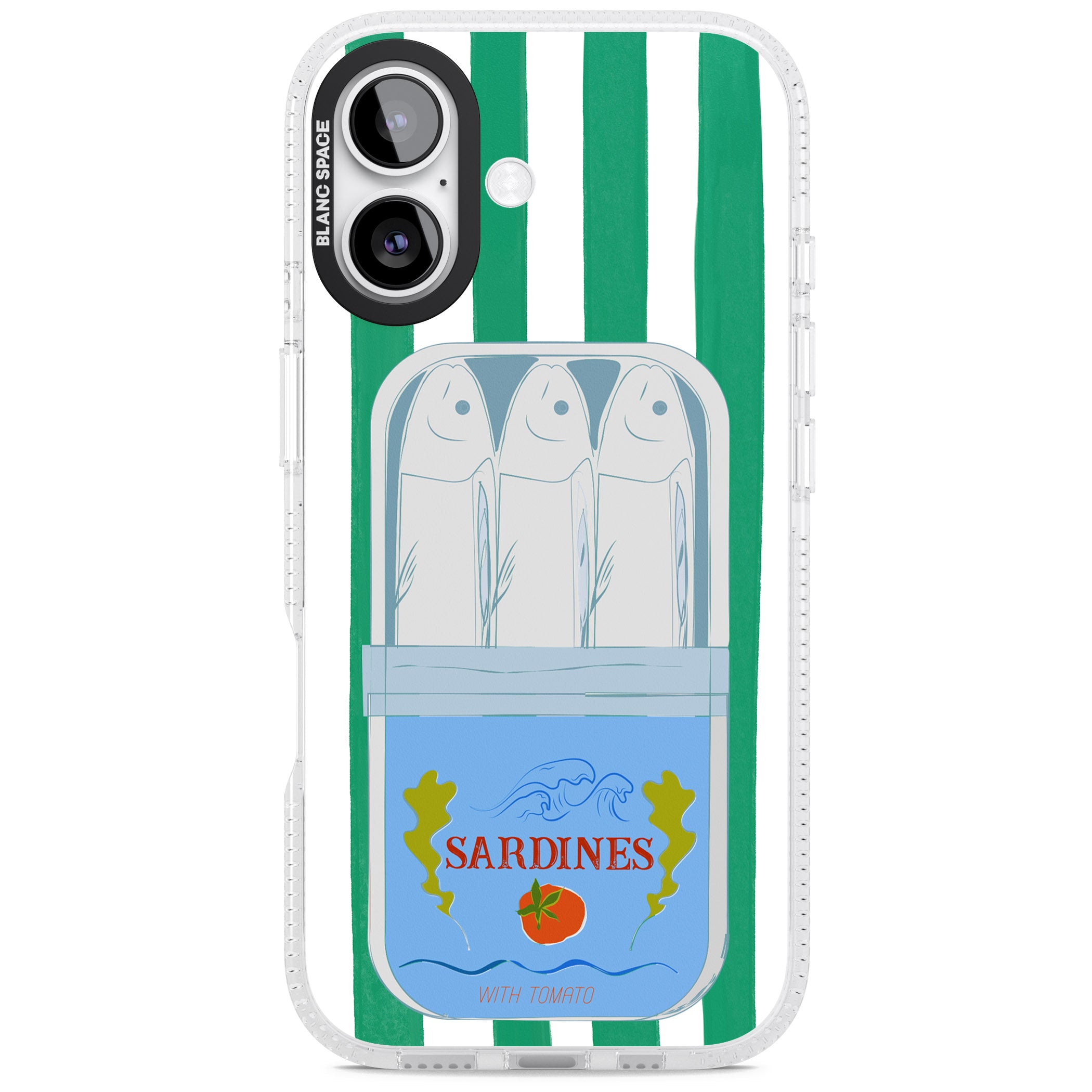 Italian Coastal Sardines iPhone 17 Impact Air Clear Phone Case