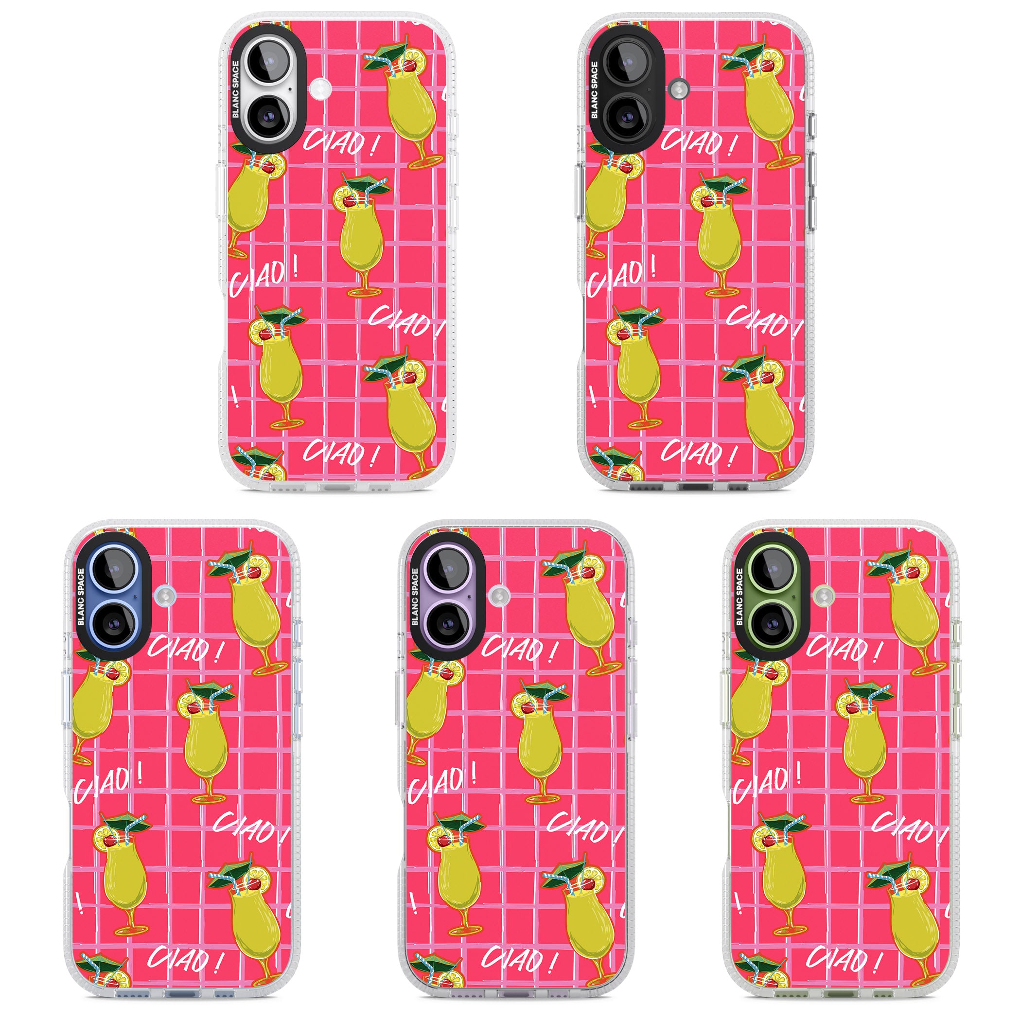 Ciao Lemons iPhone 17 Impact Air Clear Phone Case APT Impact Protection