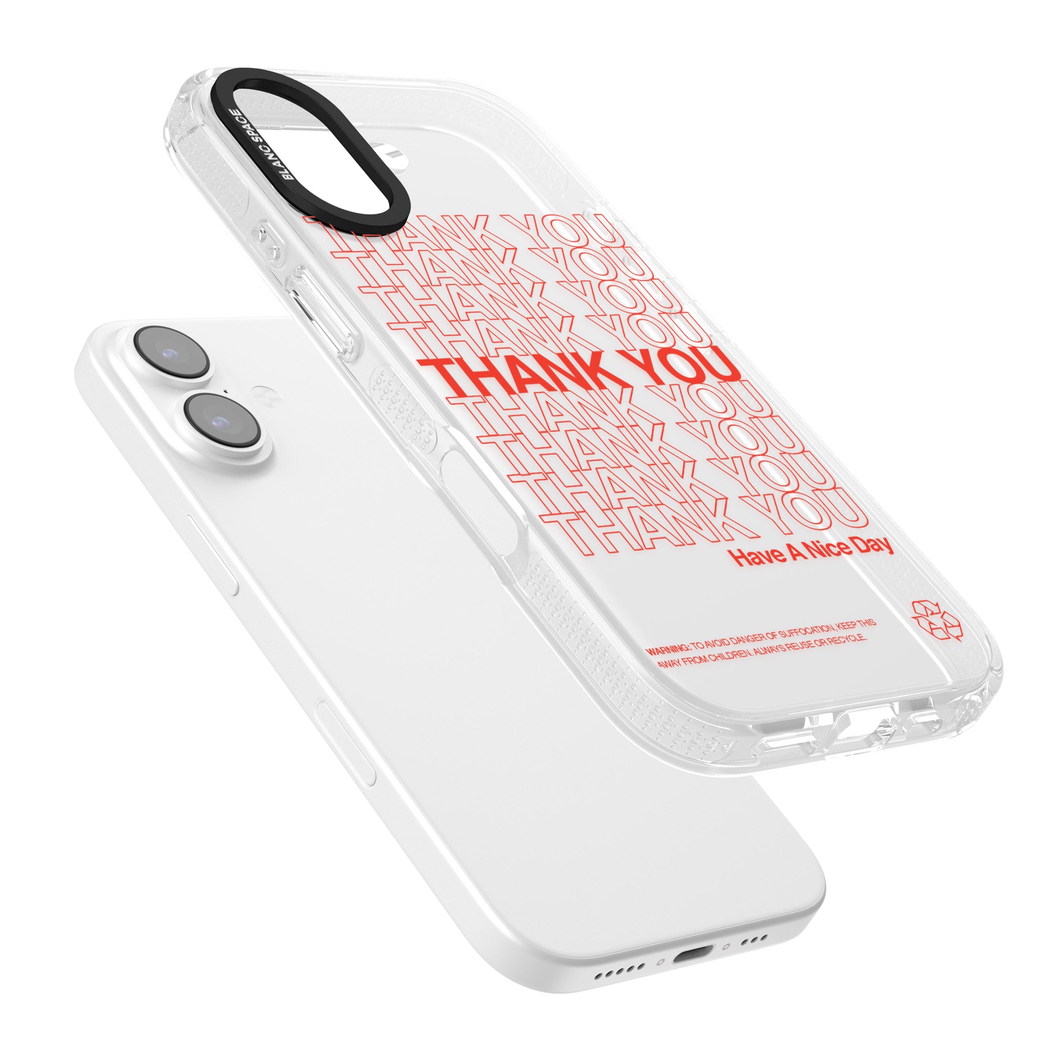 Thank You Have A Nice Day iPhone 17 Impact Air Clear Phone Case Colours