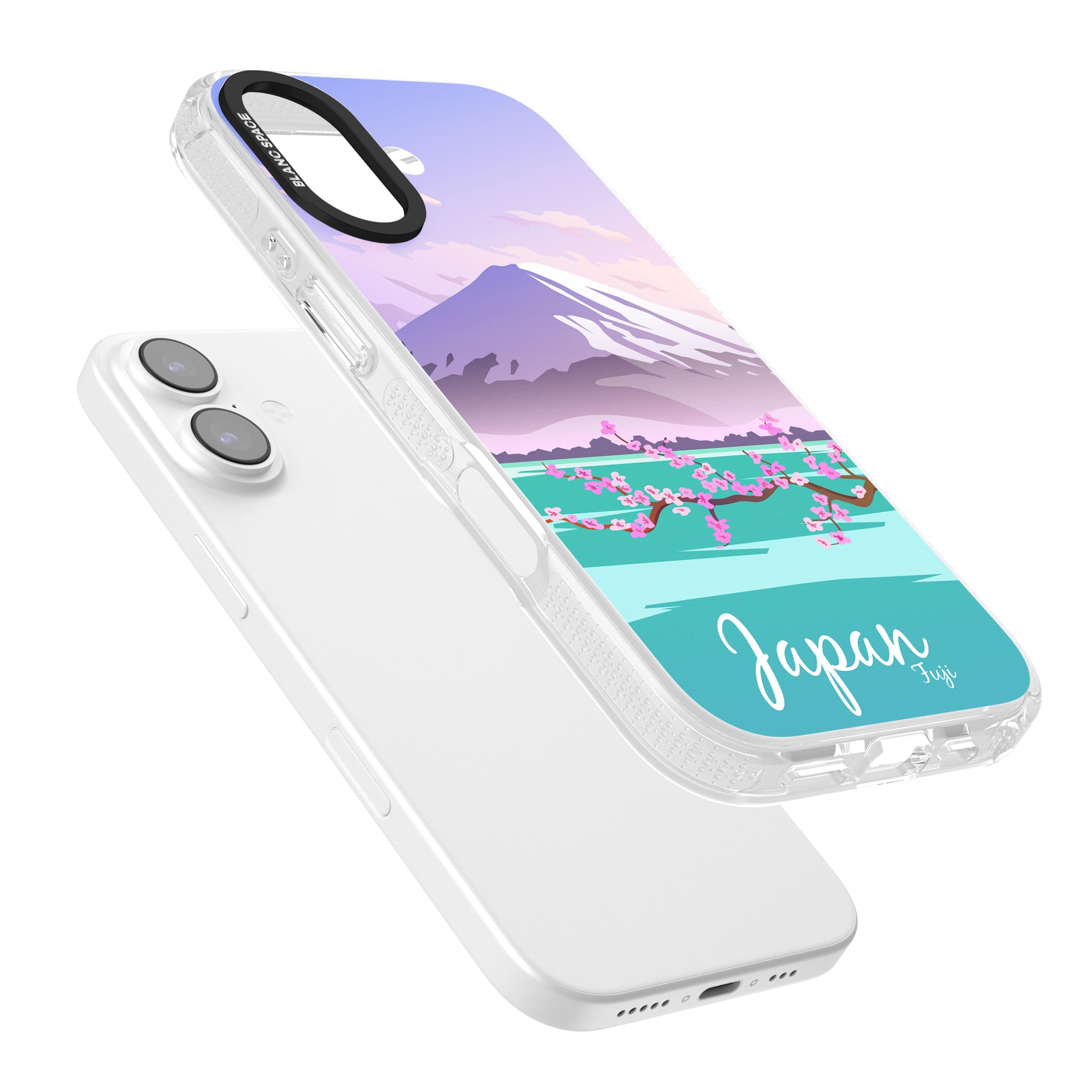 Vintage Travel Poster Japan iPhone 17 Impact Air Clear Phone Case Colours