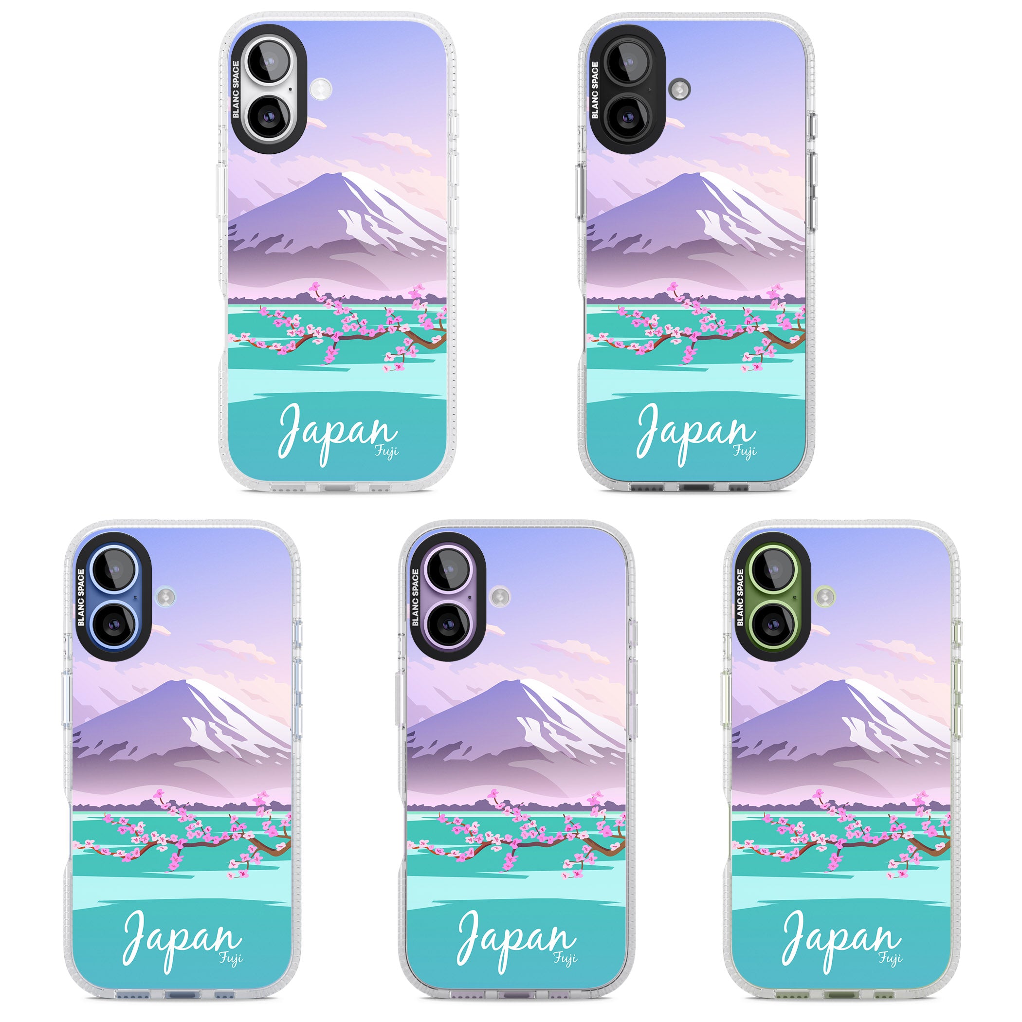 Vintage Travel Poster Japan iPhone 17 Impact Air Clear Phone Case APT Impact Protection
